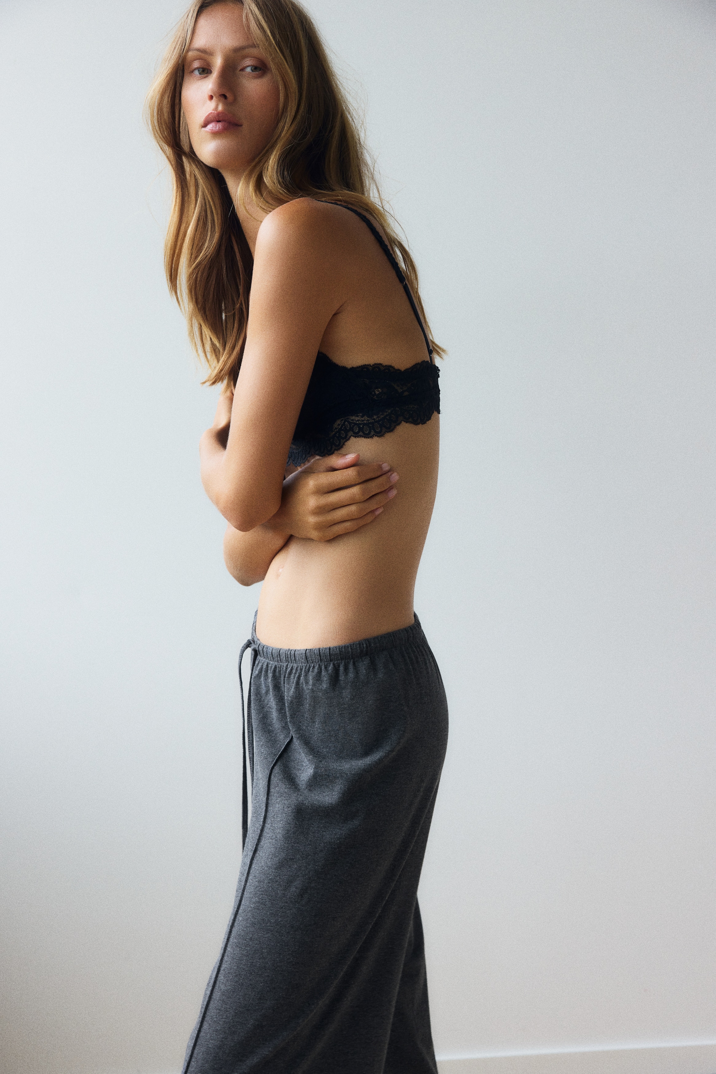 Cotton-Blend Pajama Pants - thumbnail 9