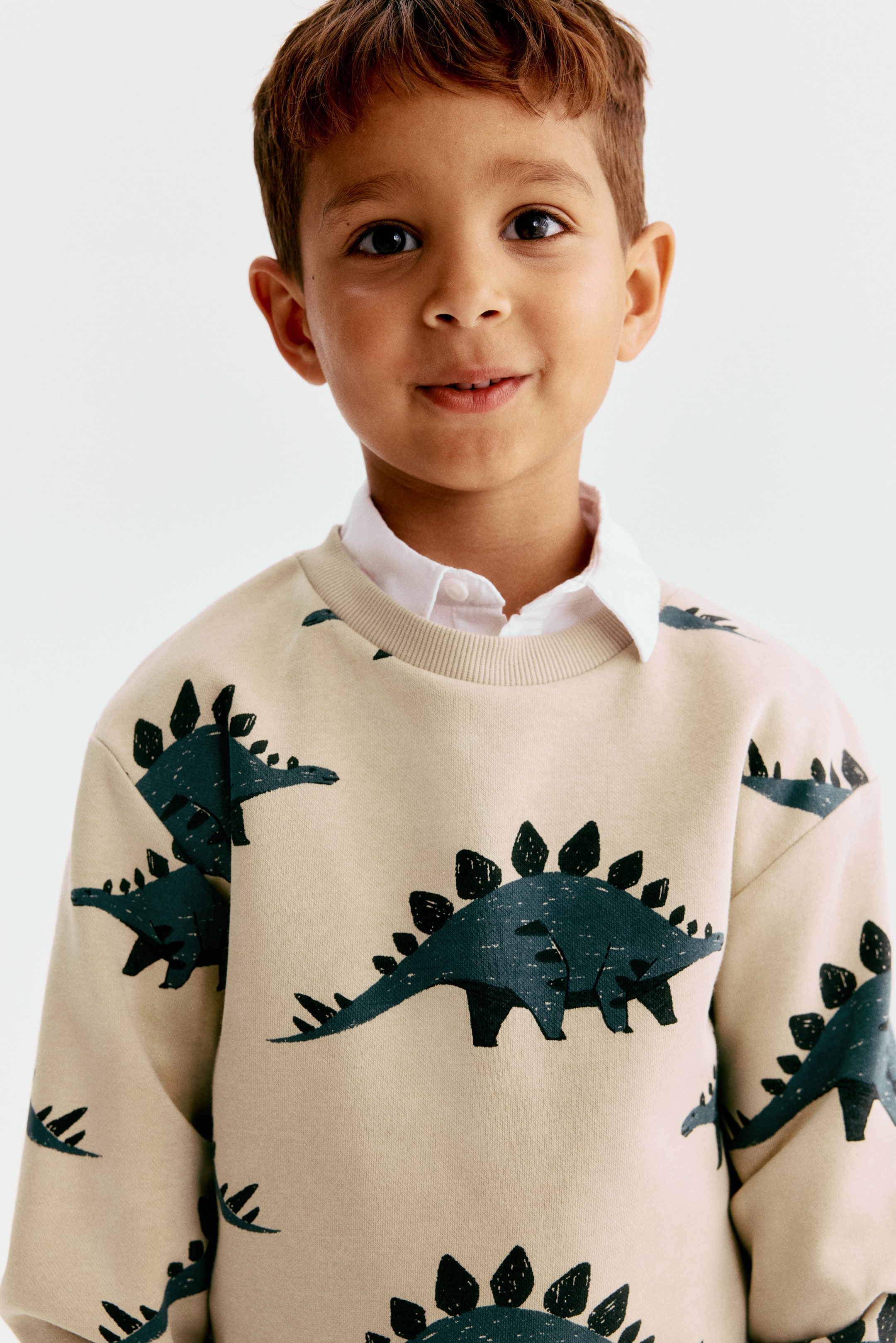 Детские худи H&M Printed Brushed-Inside Sweatshirt — фото 3