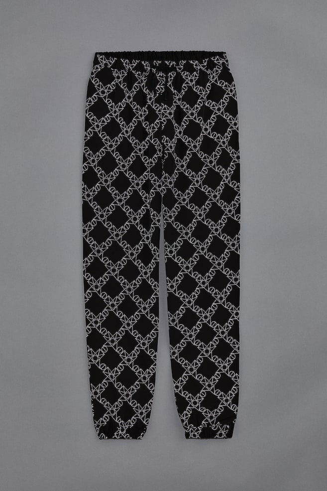 Pantalon de survêtement en textile DryMove™ - Noir/motif - 1