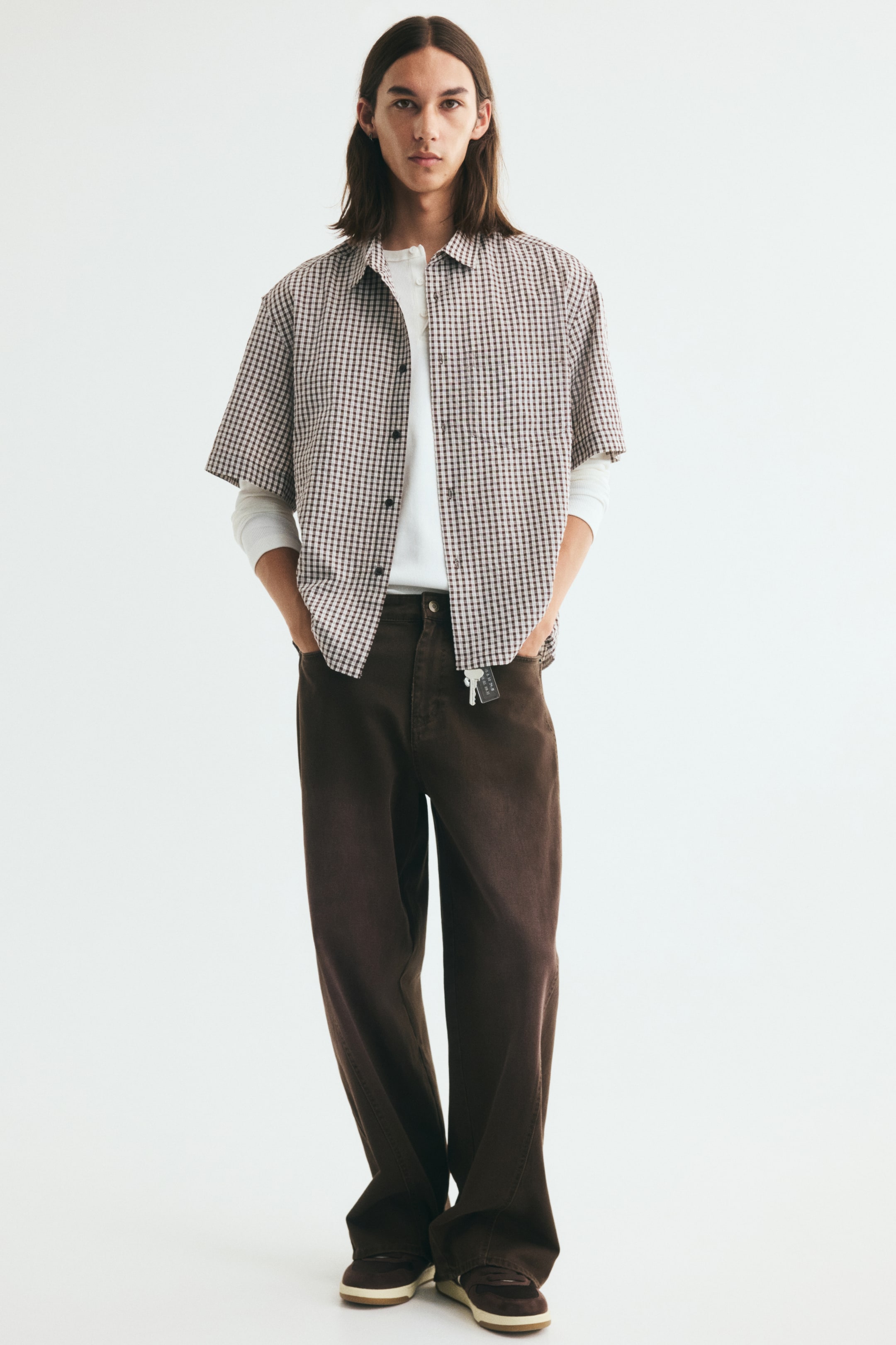 Relaxed-Fit Short-Sleeved Shirt