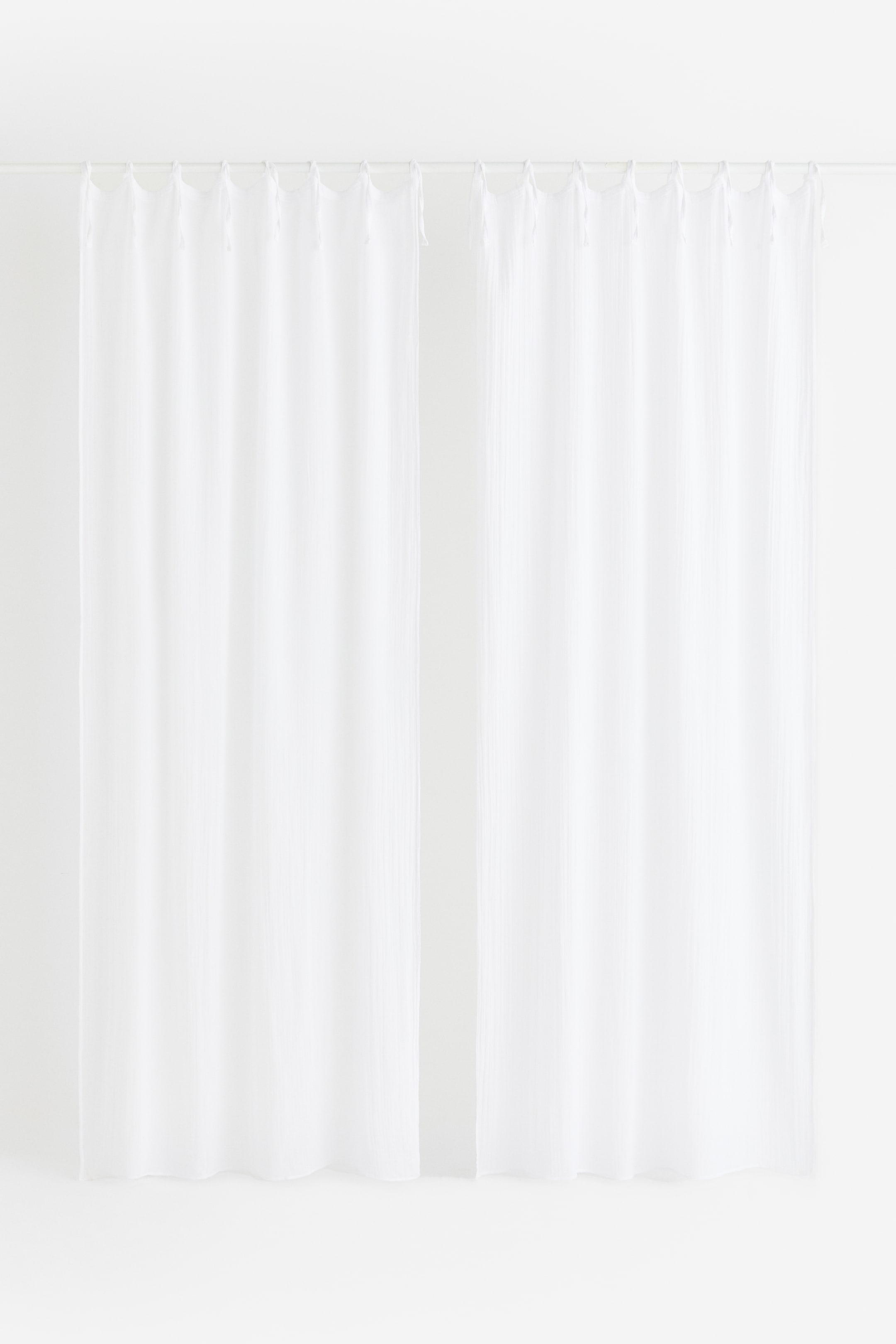 2-pack Muslin Curtain Panels