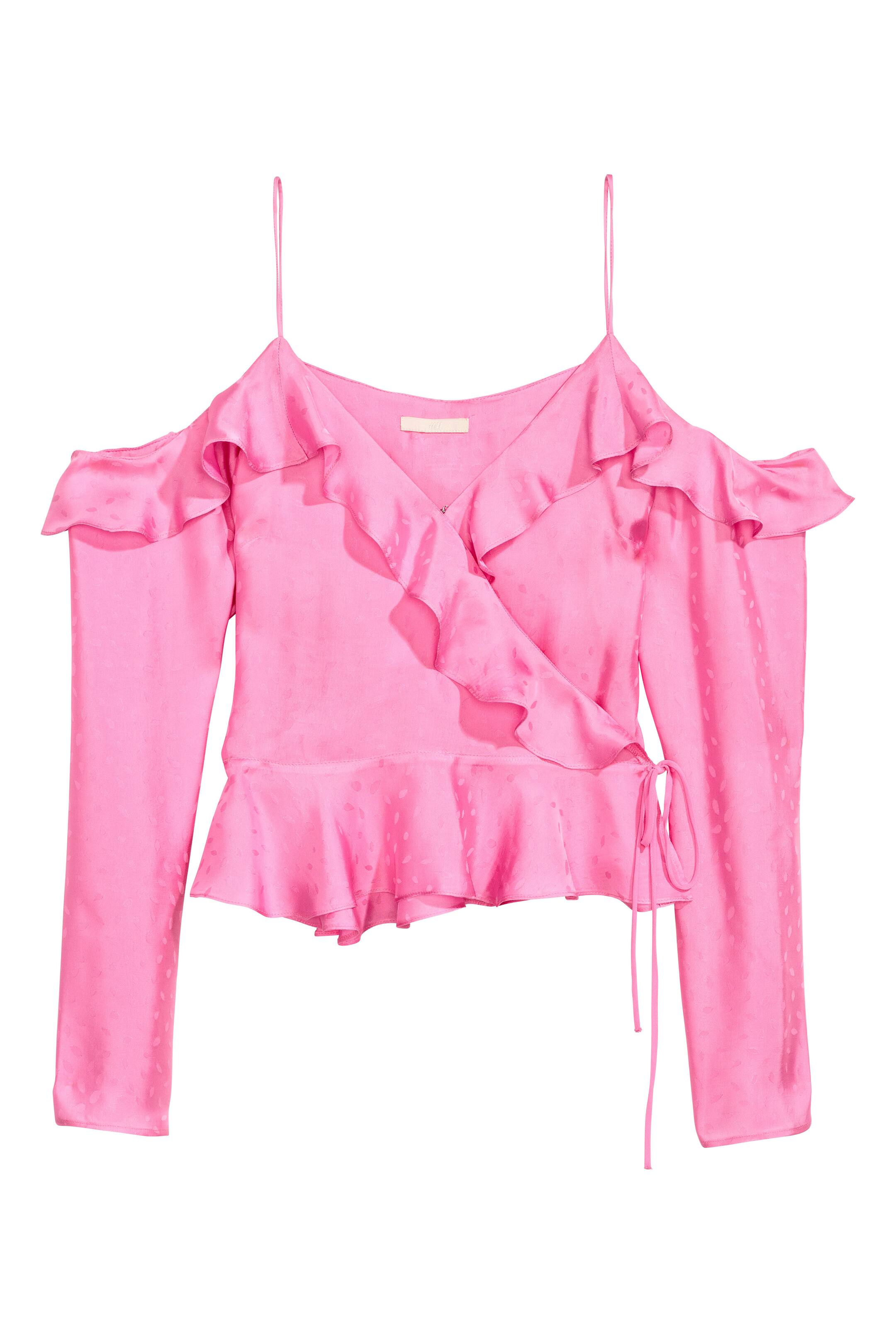 View larger image: Cold shoulder blouse - Pink - Ladies | H&M IE 1