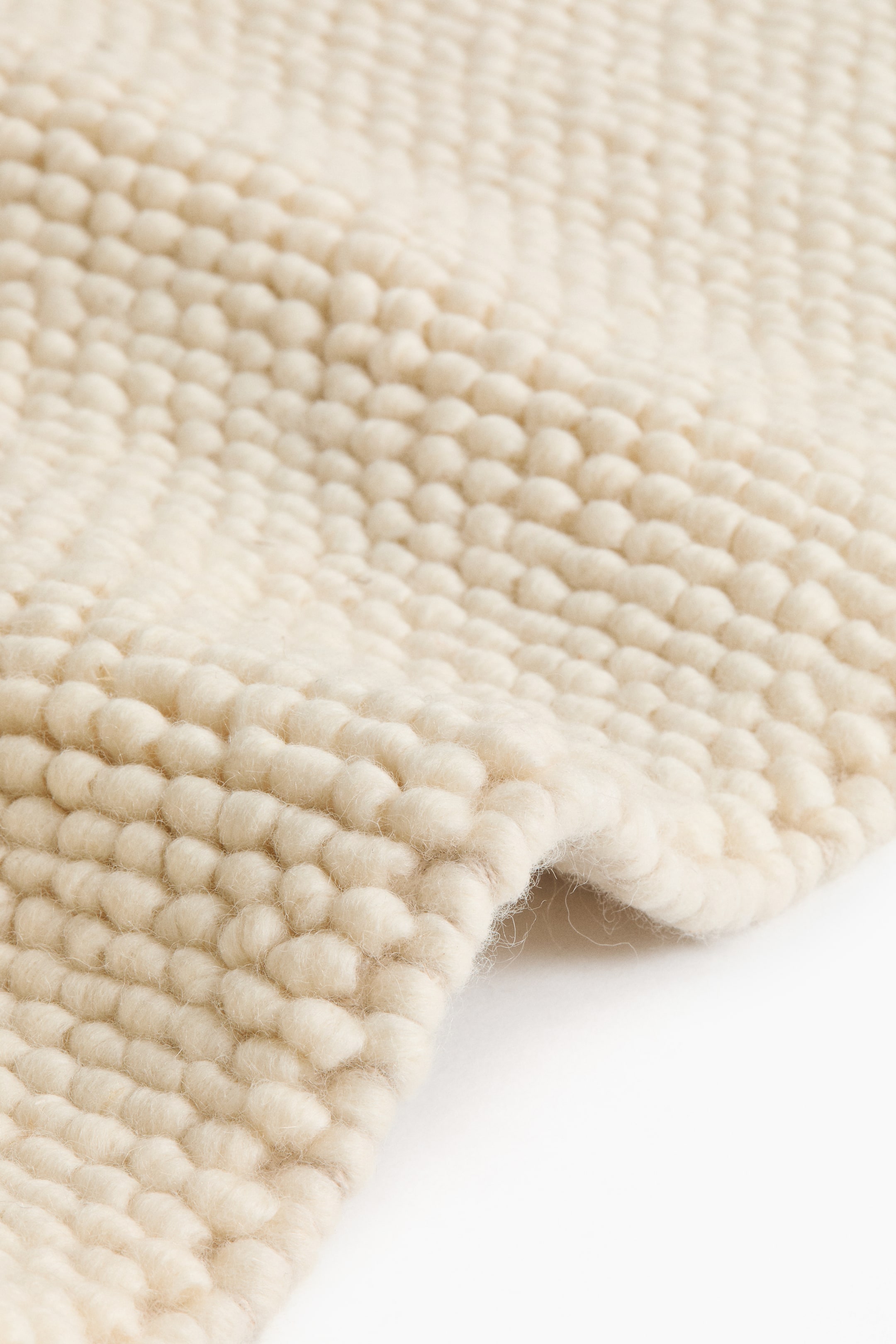 Textured-Weave Wool-Blend Rug