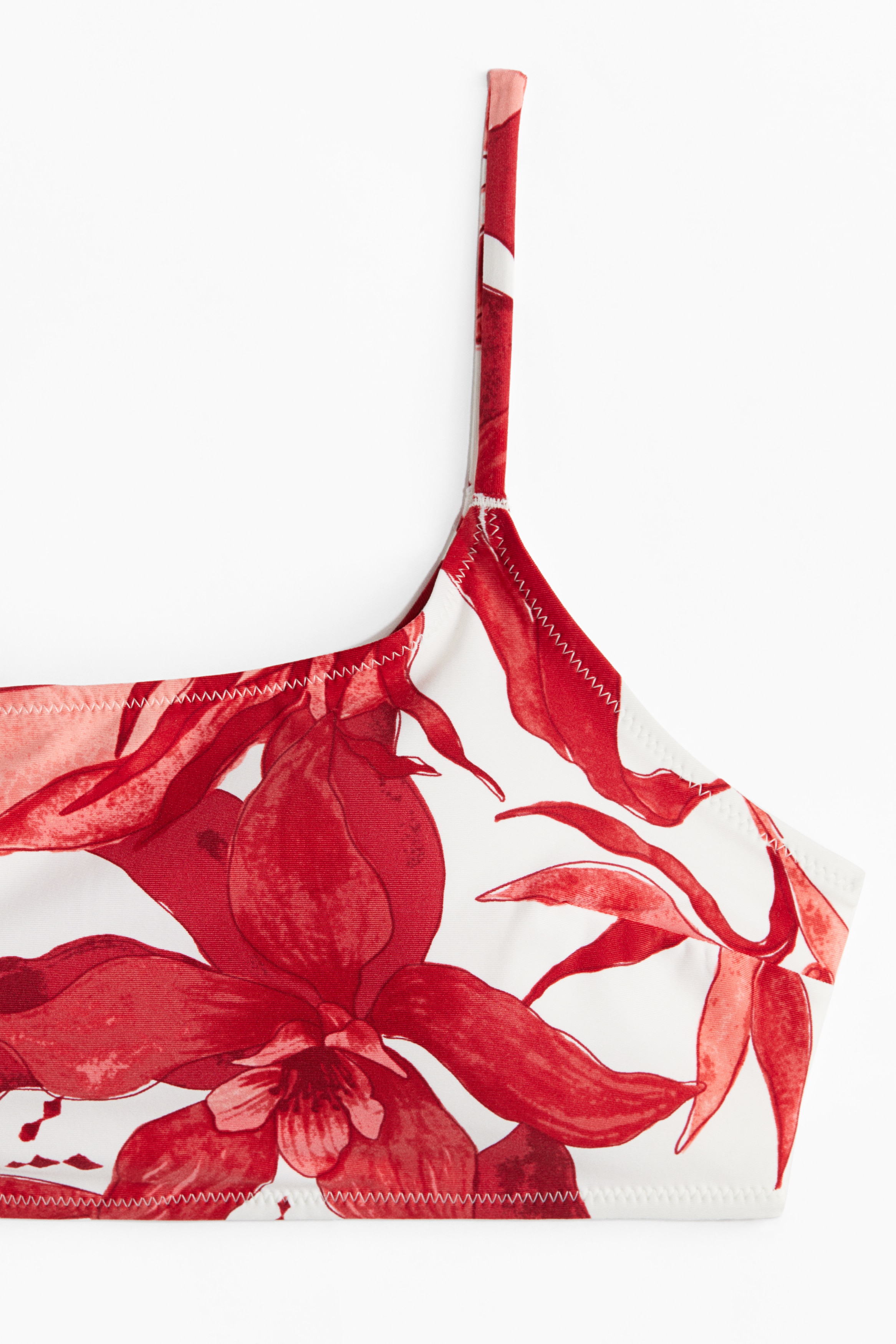 Padded one-shoulder bikini top
