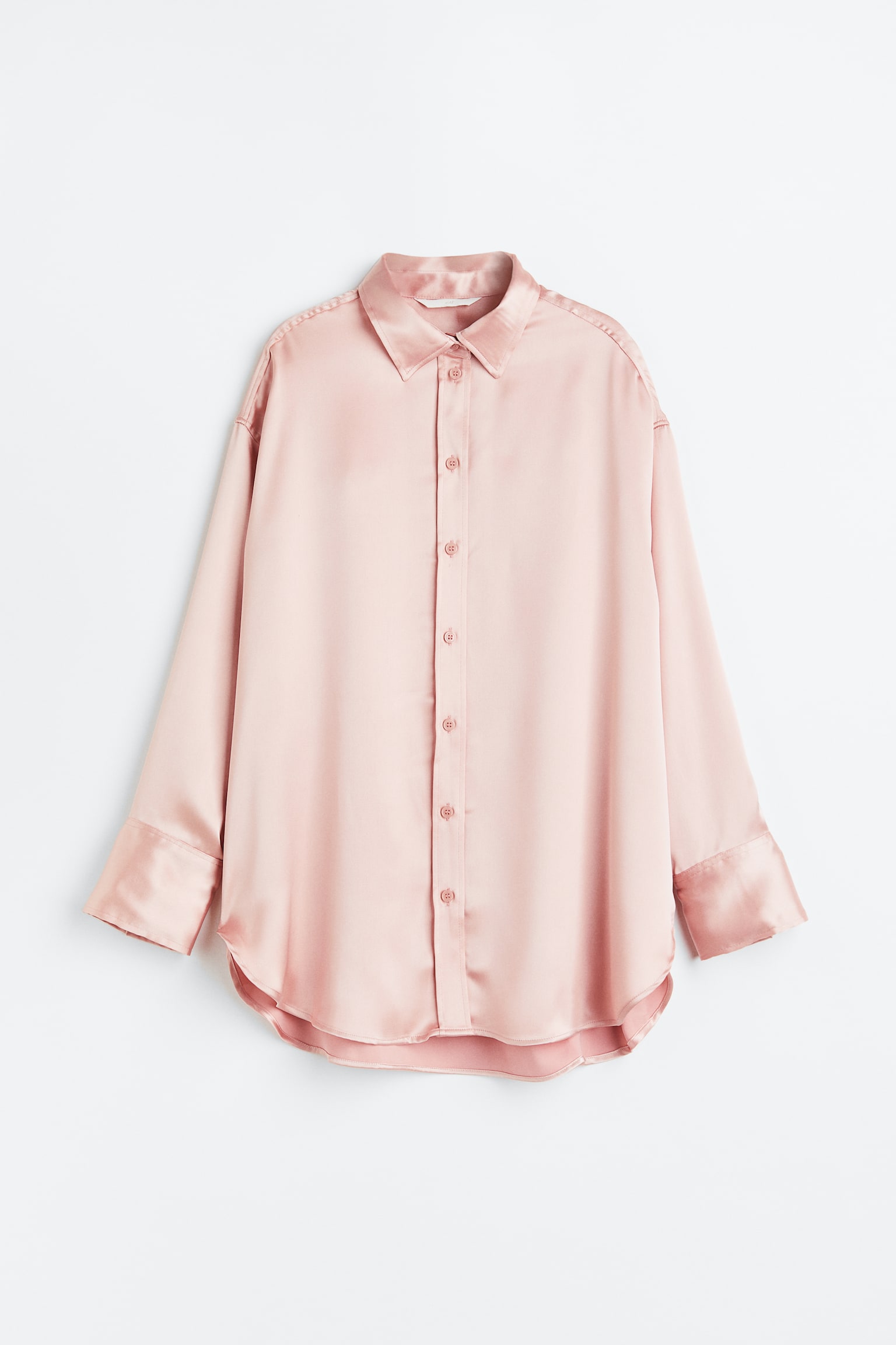 Oversized Blouse - Light pink/Cerise/White/Light blue - 1