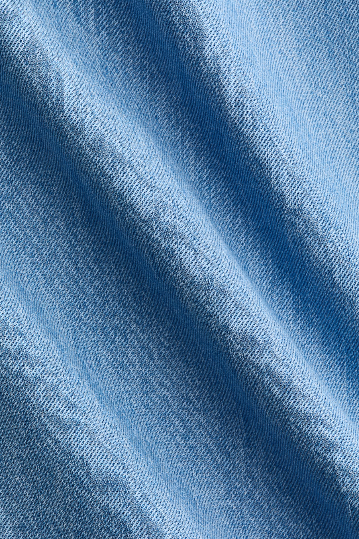 Flared-skirt denim dress - image 2