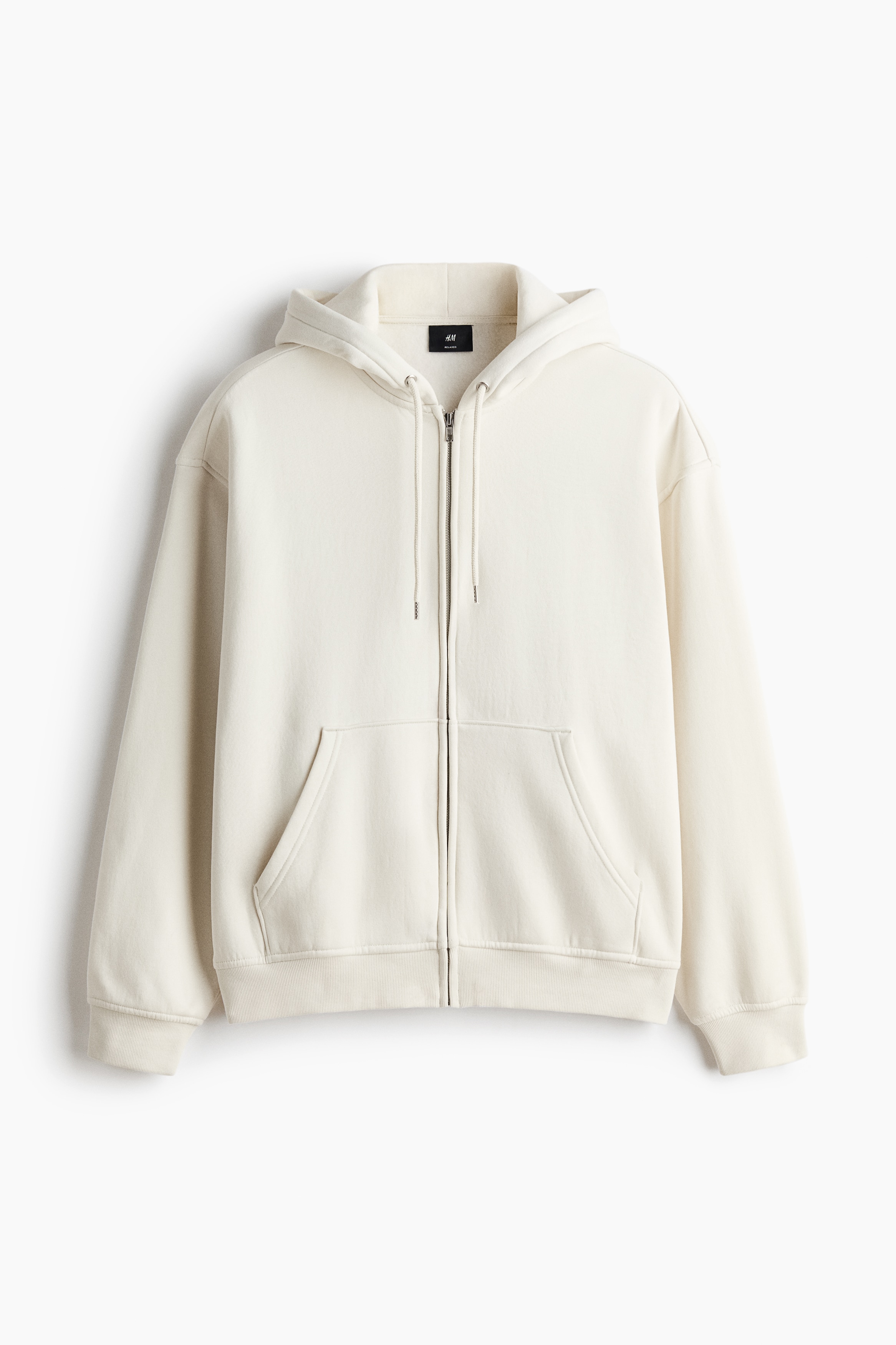 Loose-Fit Hooded Jacket - Cream/Black/Dark gray/Khaki green/Beige/Light gray/Dark gray/Dark blue/Gray melange/Light blue
