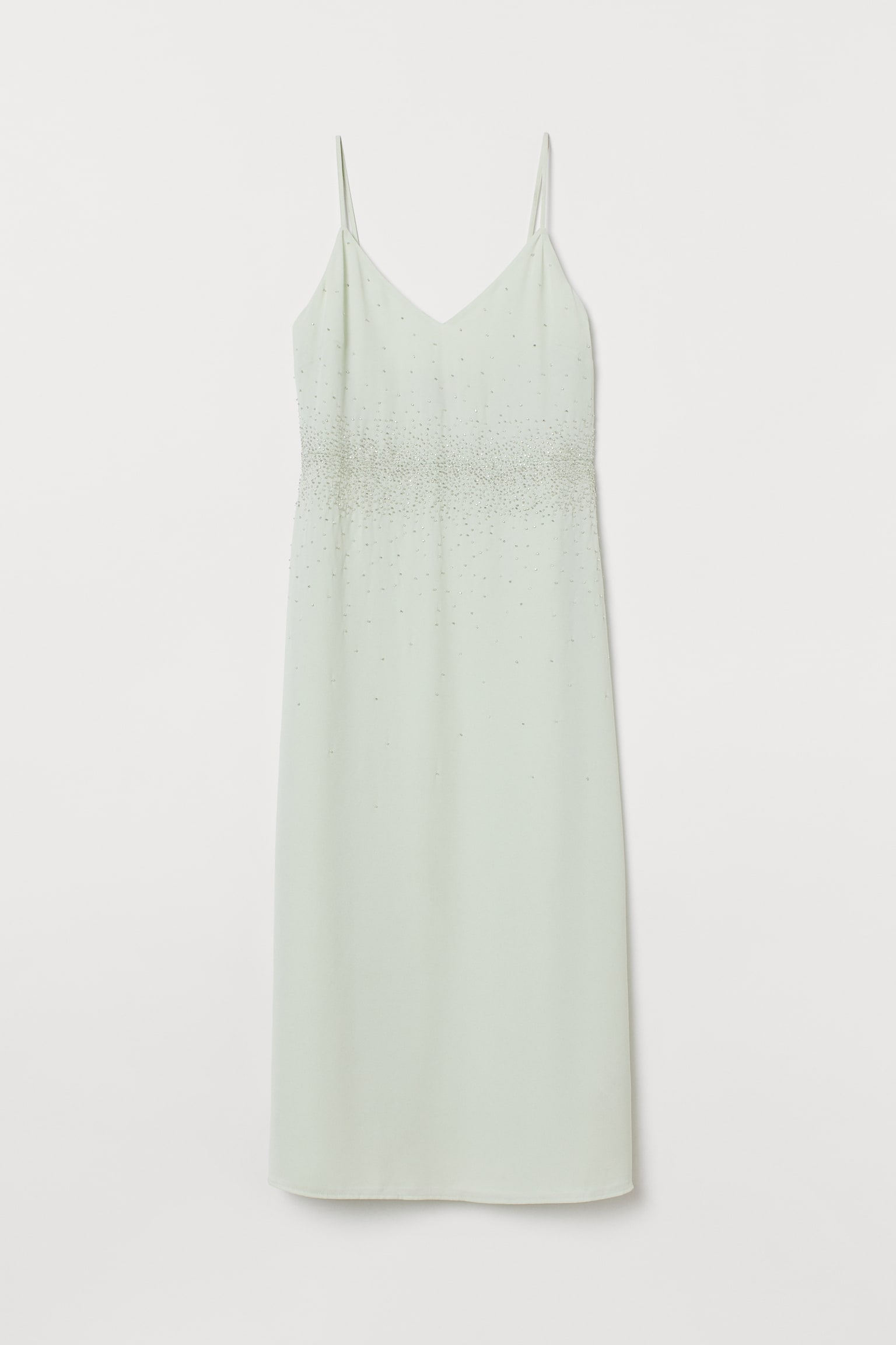 Robe avec perles fantaisie - Vert menthe