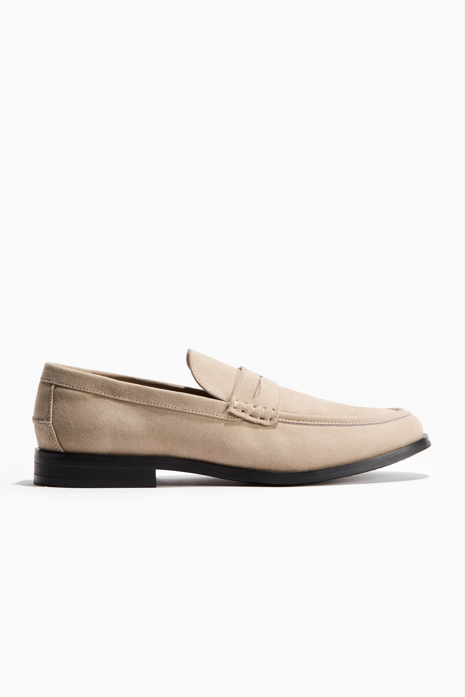 Penny Loafers - Beige/Black/Brown
