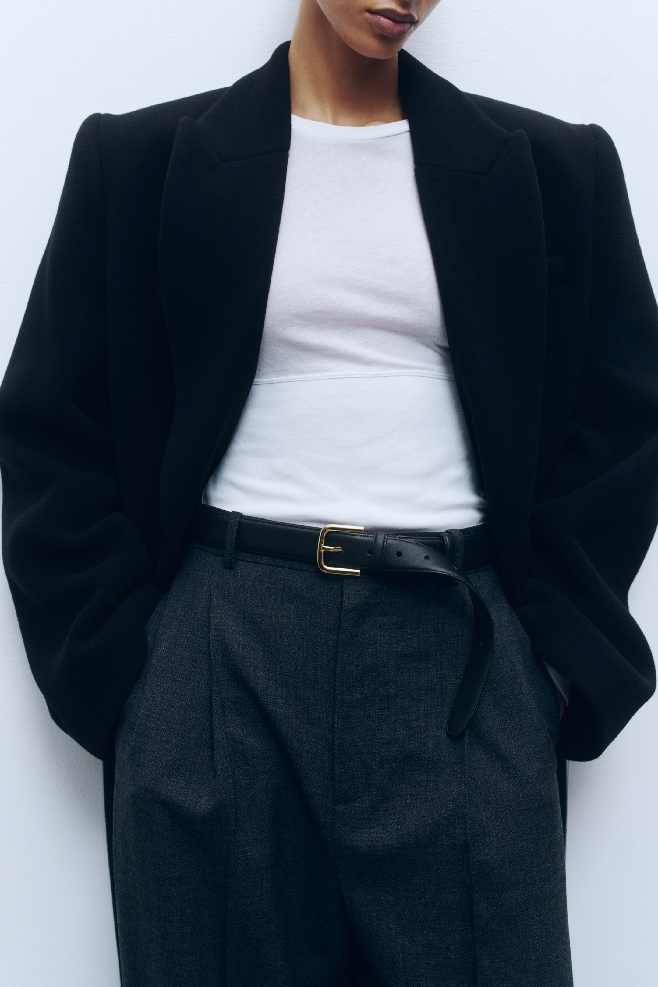 Agrandir l'image: Ceinture en cuir - Noir - FEMME | H&M FR 1