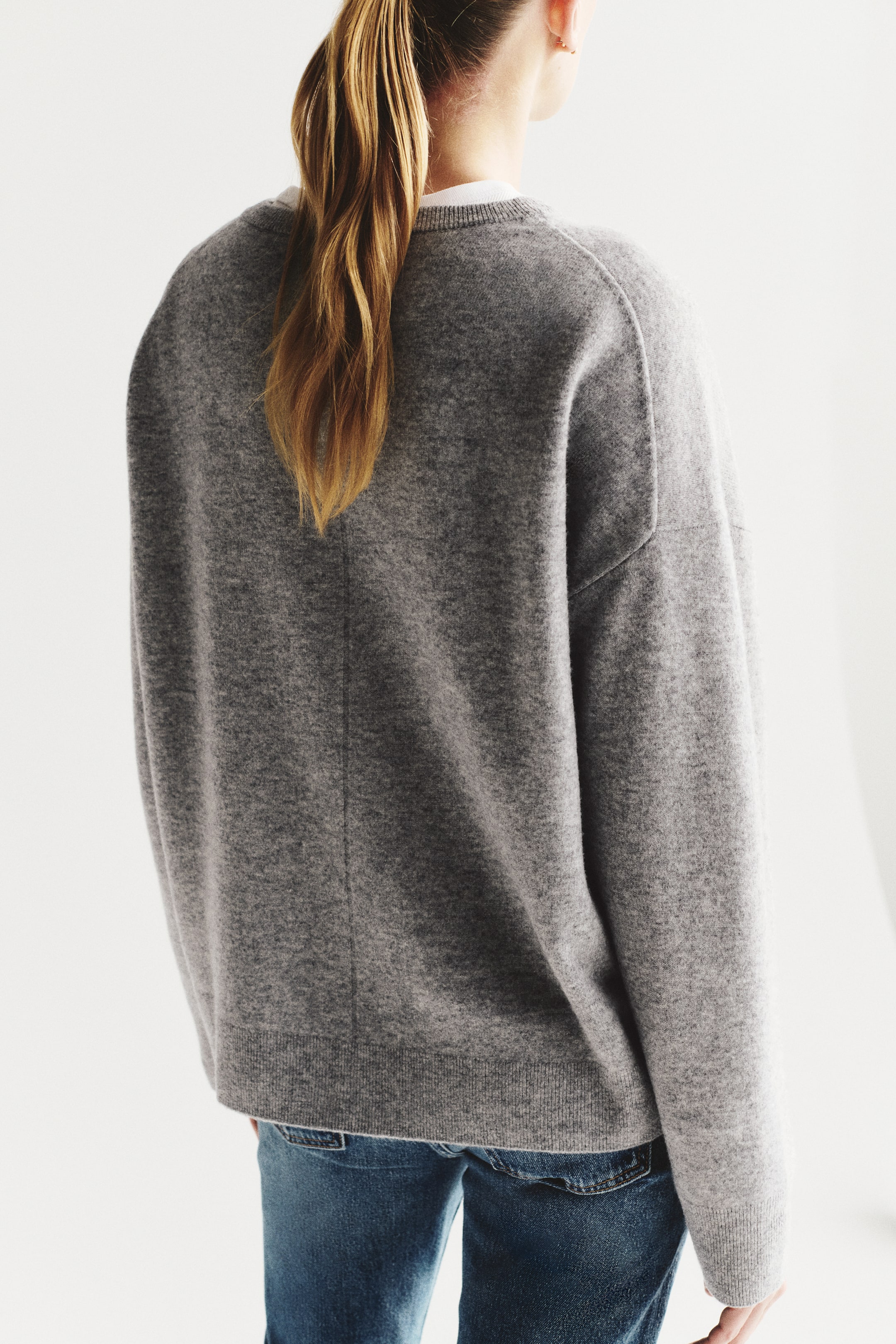 V-Neck Wool Sweater