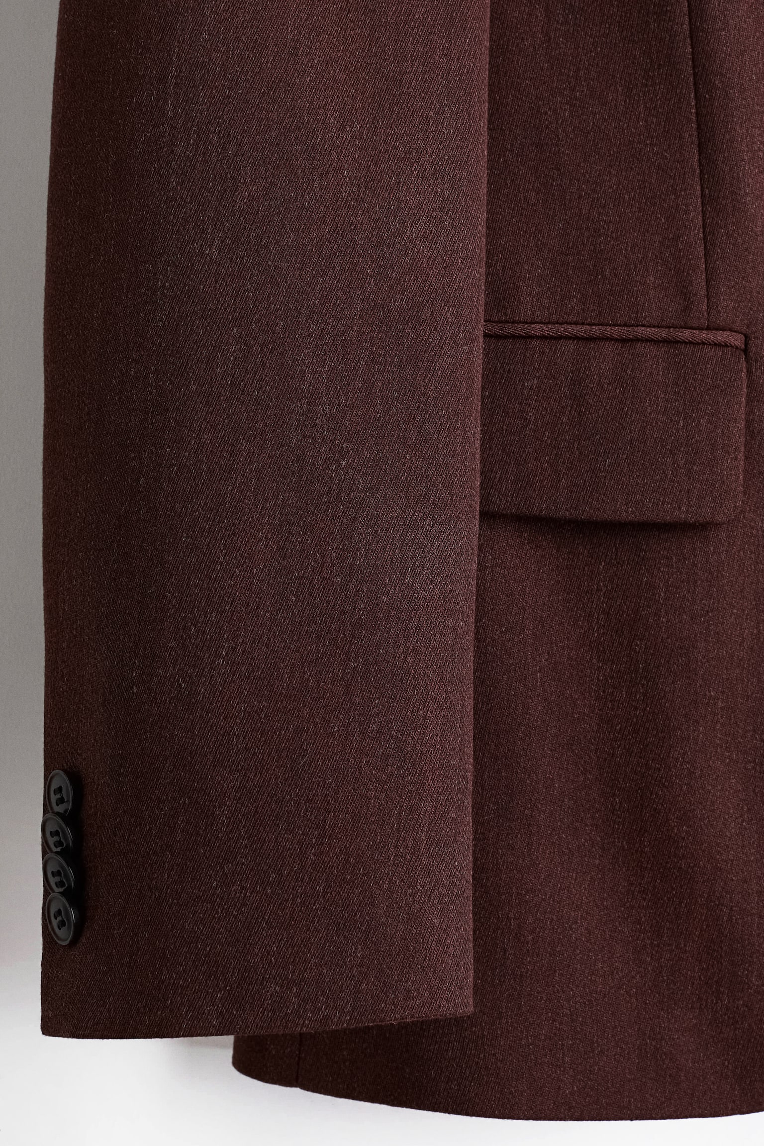 Regular Fit Single-breasted jacket - Dark brown - 9