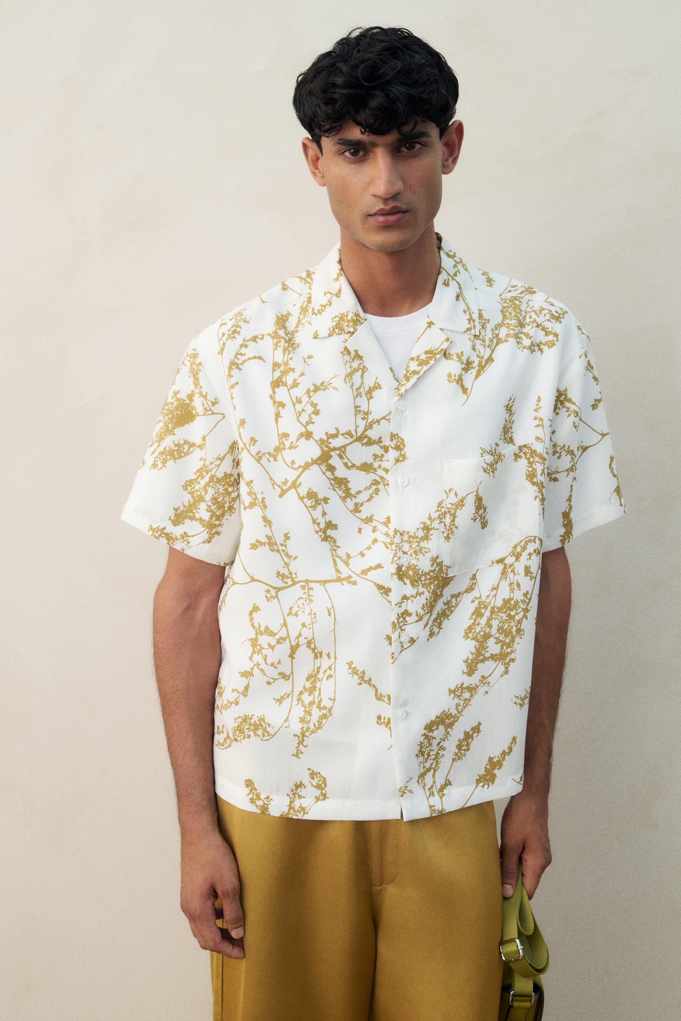 Regular Fit Resort shirt - White/Patterned