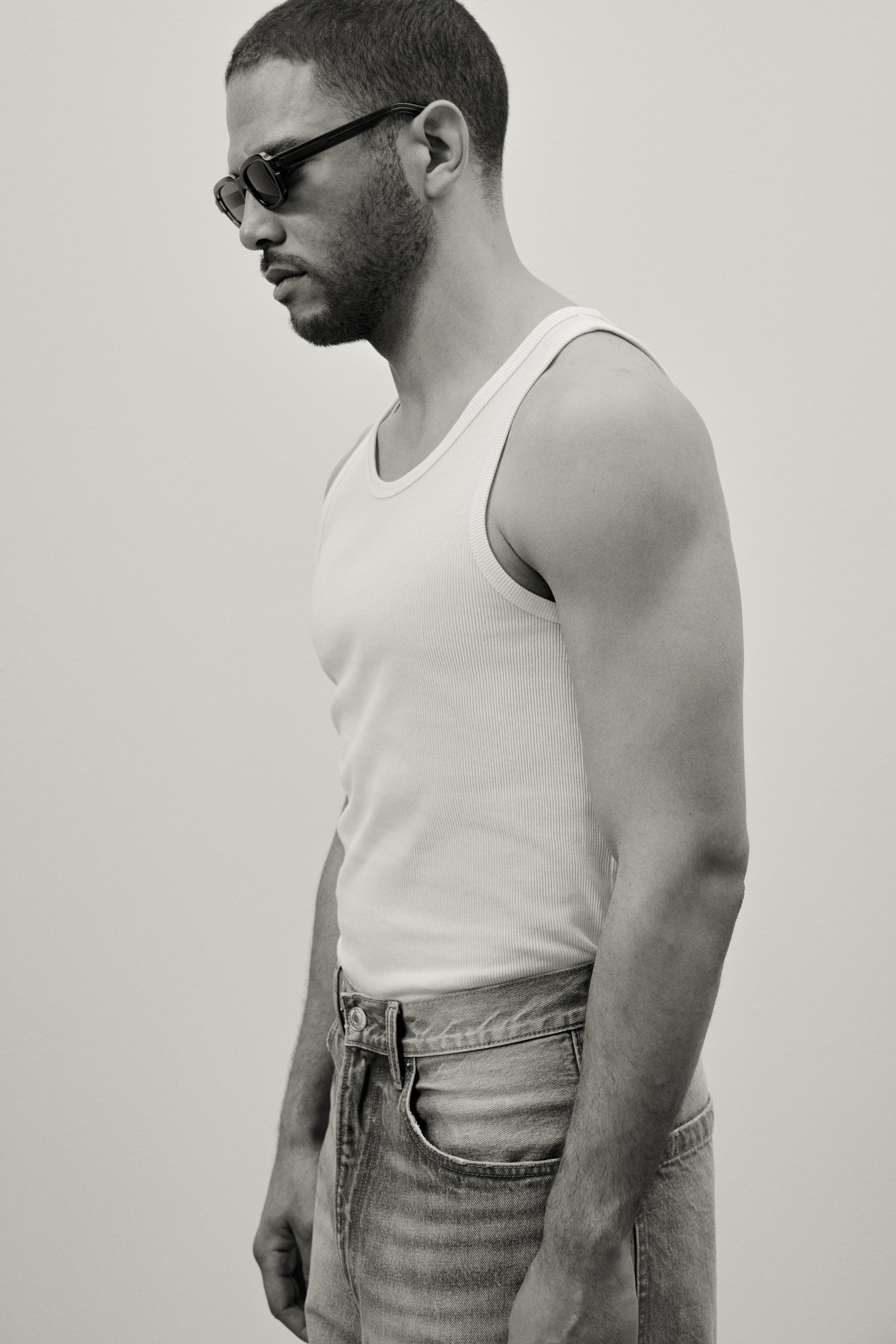 Slim Fit Ribbed vest top