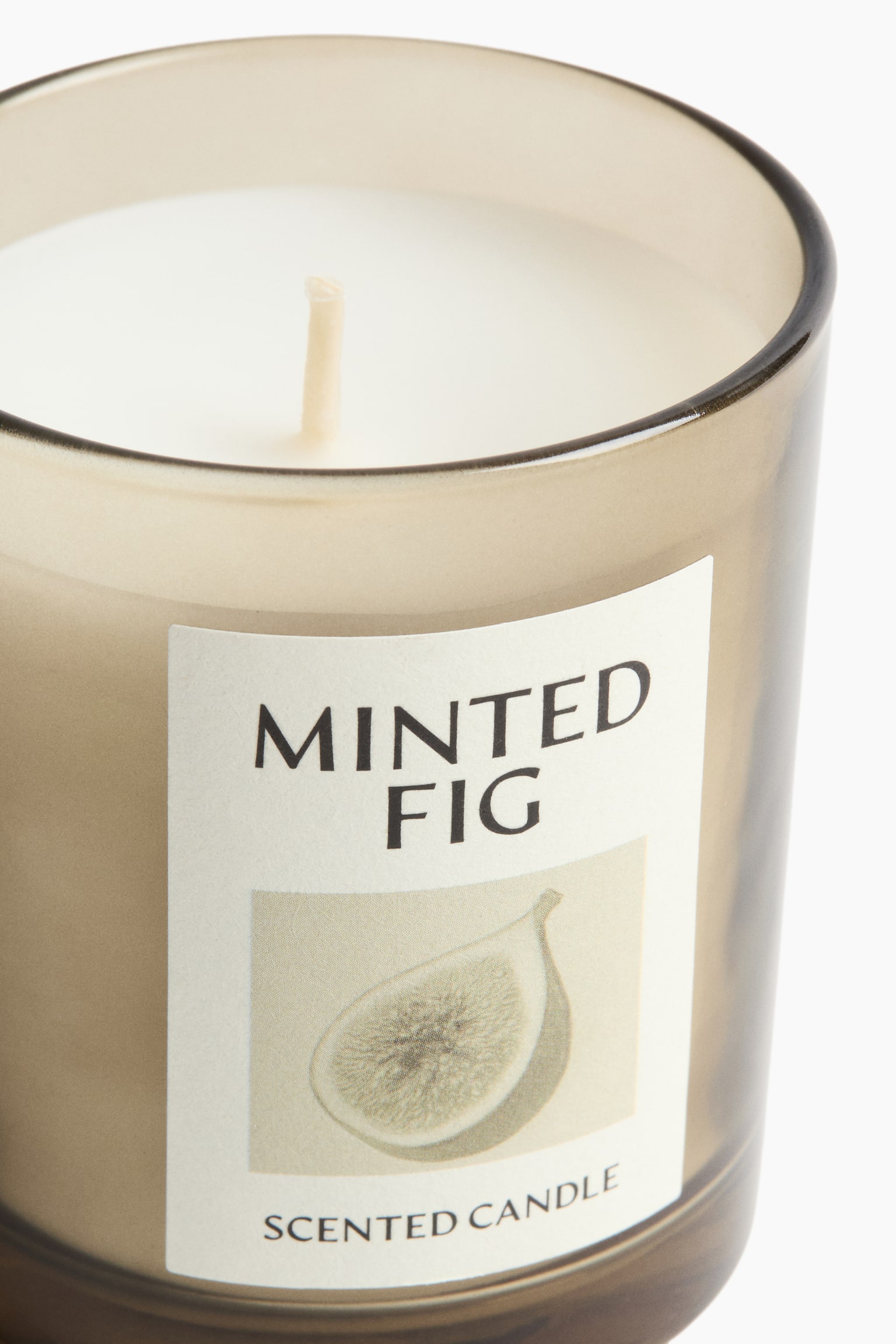 Scented candle in a glass holder - Minted Fig/Vanilla Patchouli/Sequoia Santal/Lemon Verde/Eucalyptus Mist - 3