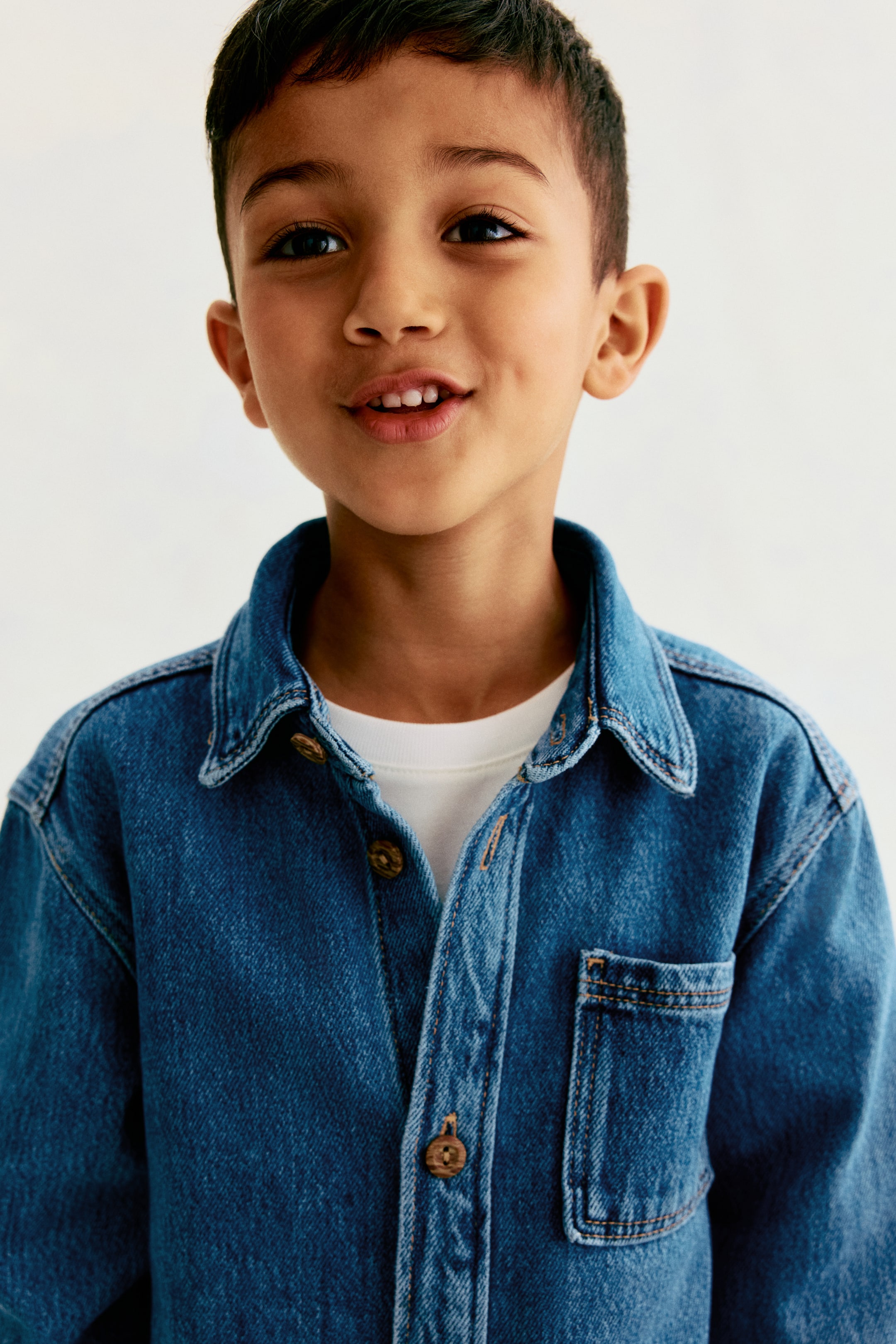 Surchemise en denim