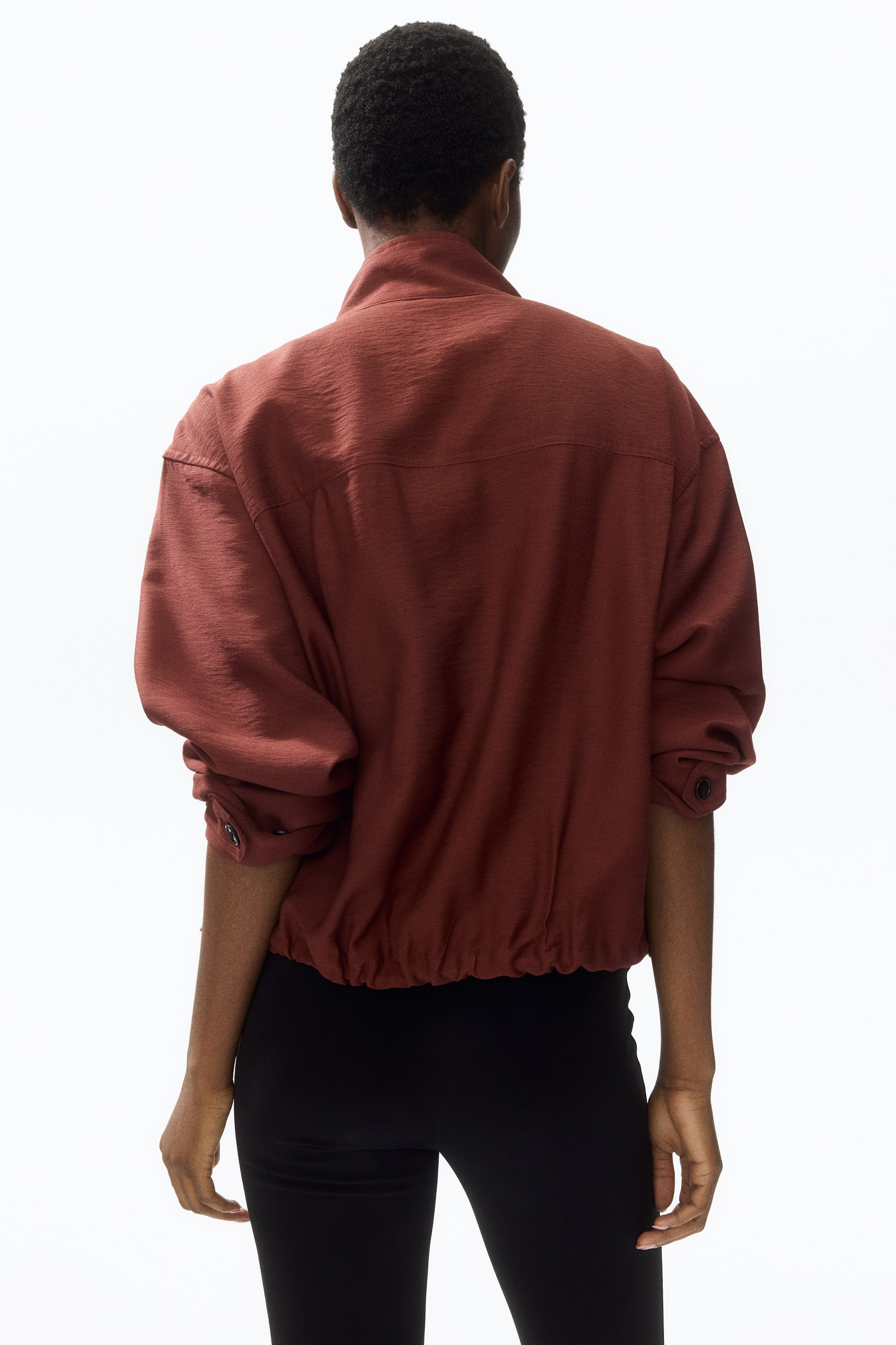 Женские куртки H&M Funnel-Collar Jacket — фото 5