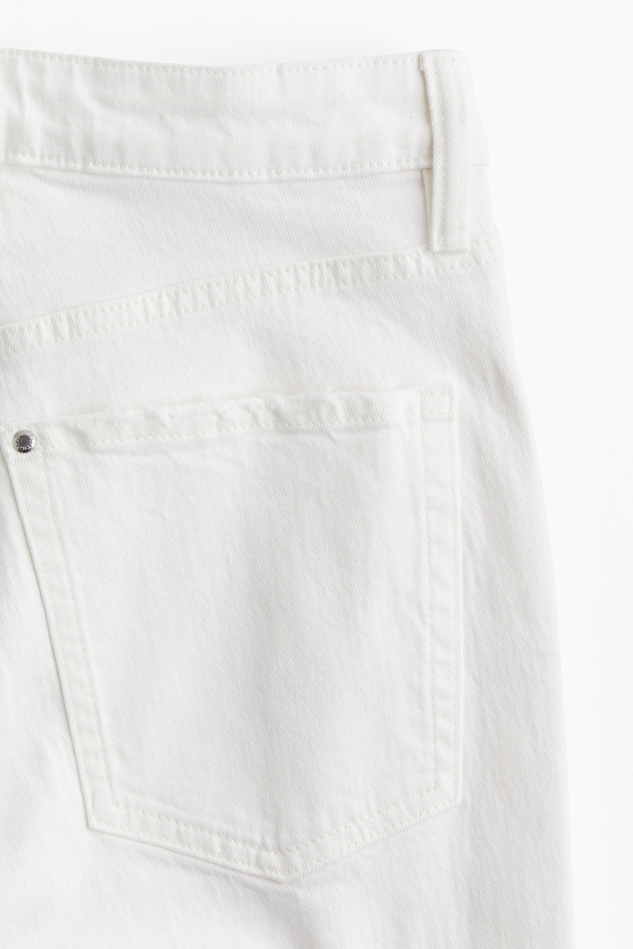 Slim Straight High Jeans - White - Ladies | H&M US