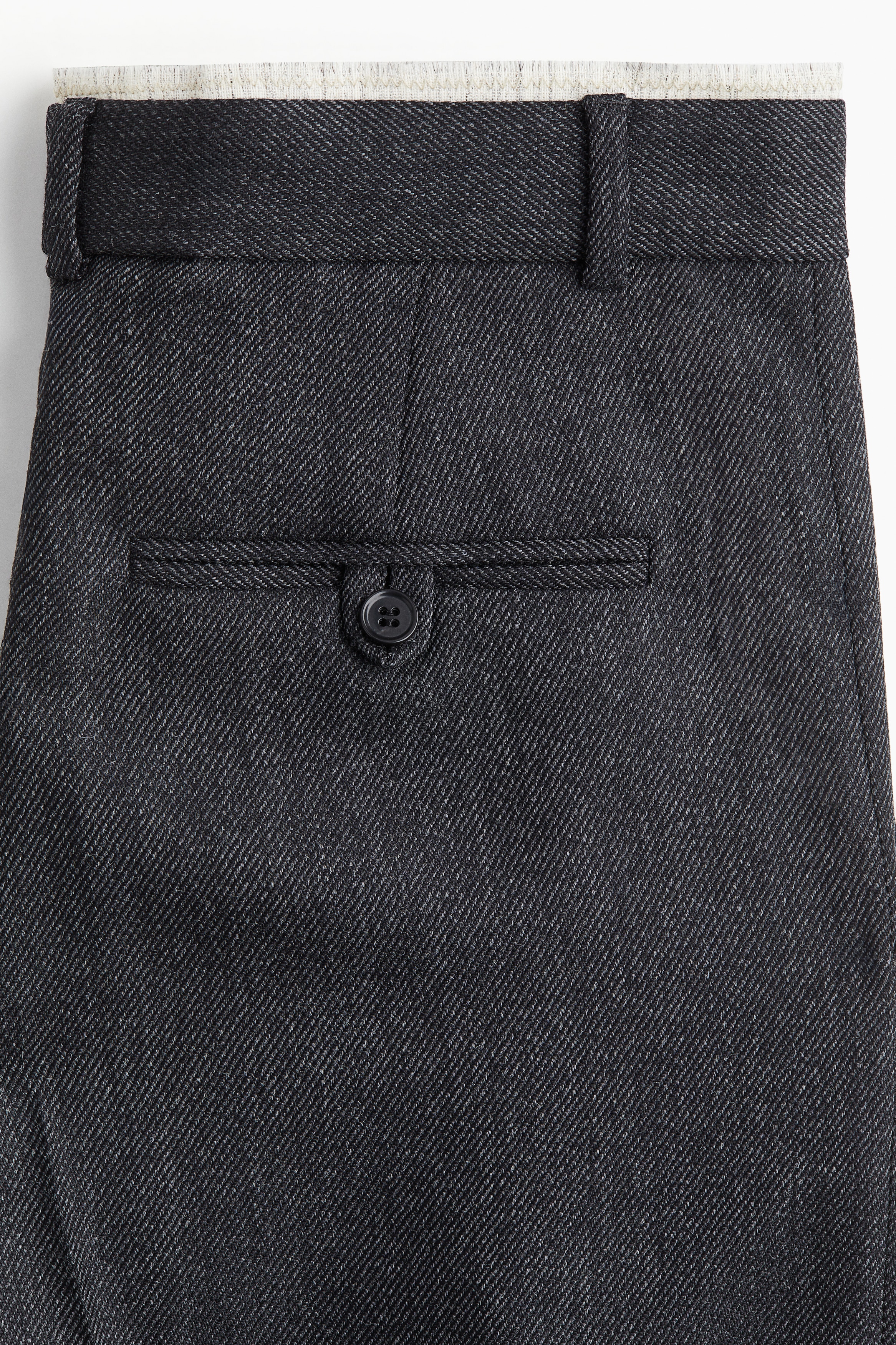 Tailored wool trousers