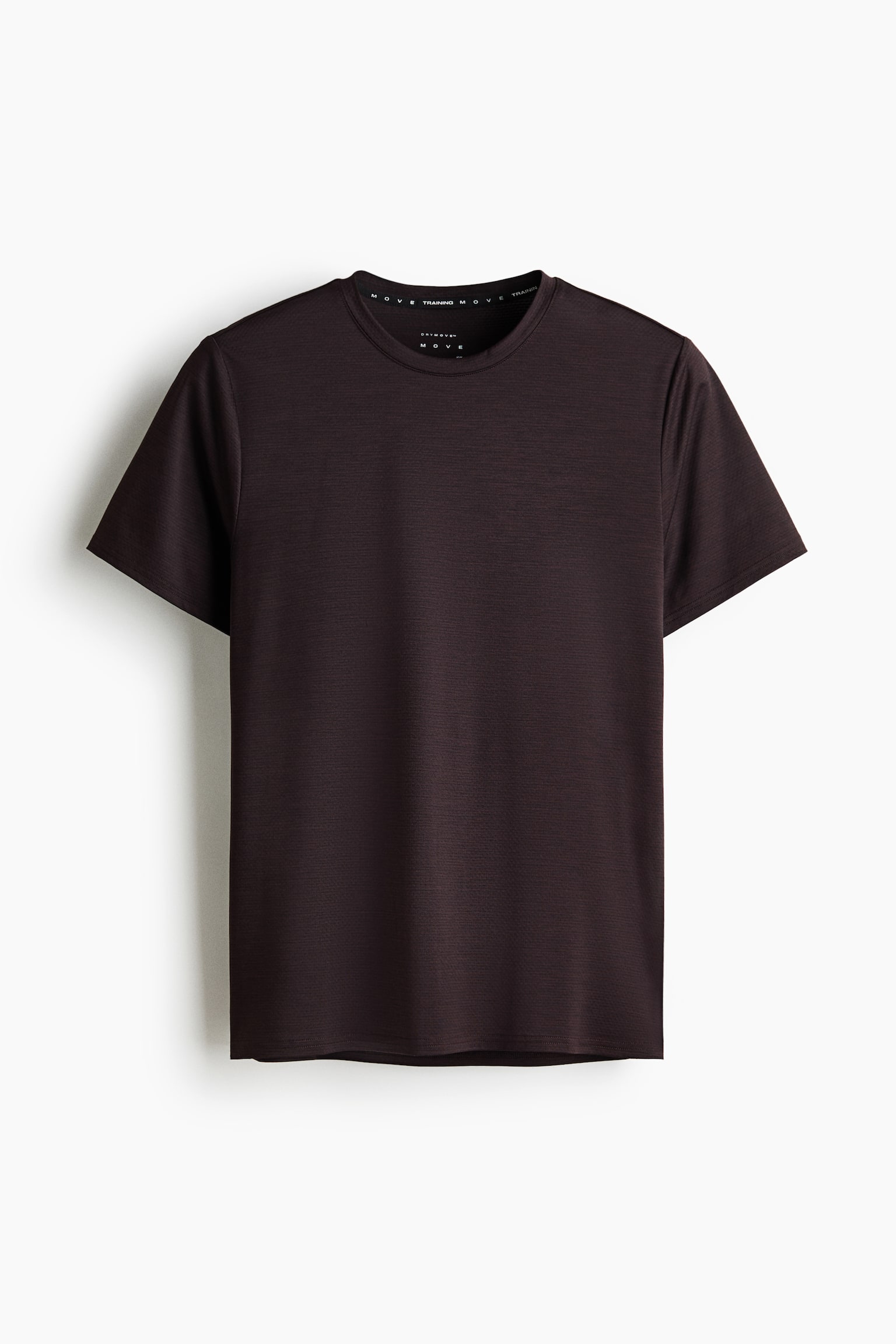 Mesh sports T-shirt with DryMove™ - Dark brown/Light burgundy/Grey marl/Black/Dark green/Patterned/Grey marl