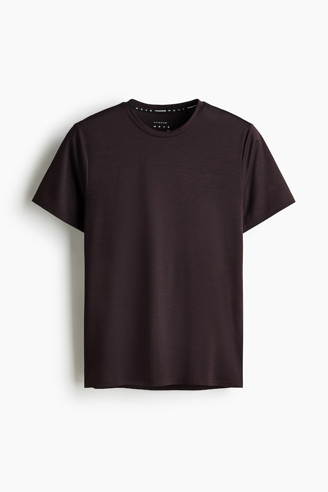 Mesh sports T-shirt with DryMove™ - Dark brown/Black/Dark grey/Light taupe/White/Natural white/Brown/Beige/Teal/Matcha green - 1
