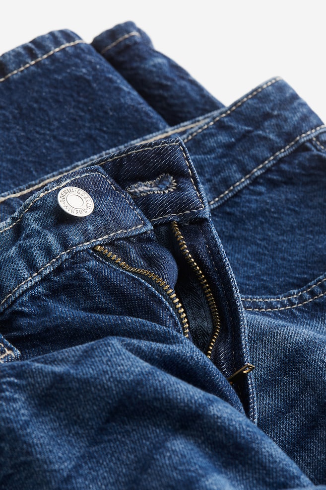 Baggy High Jeans - Blu denim/Marrone scuro/Blu denim chiaro/Grigio/dc - 4