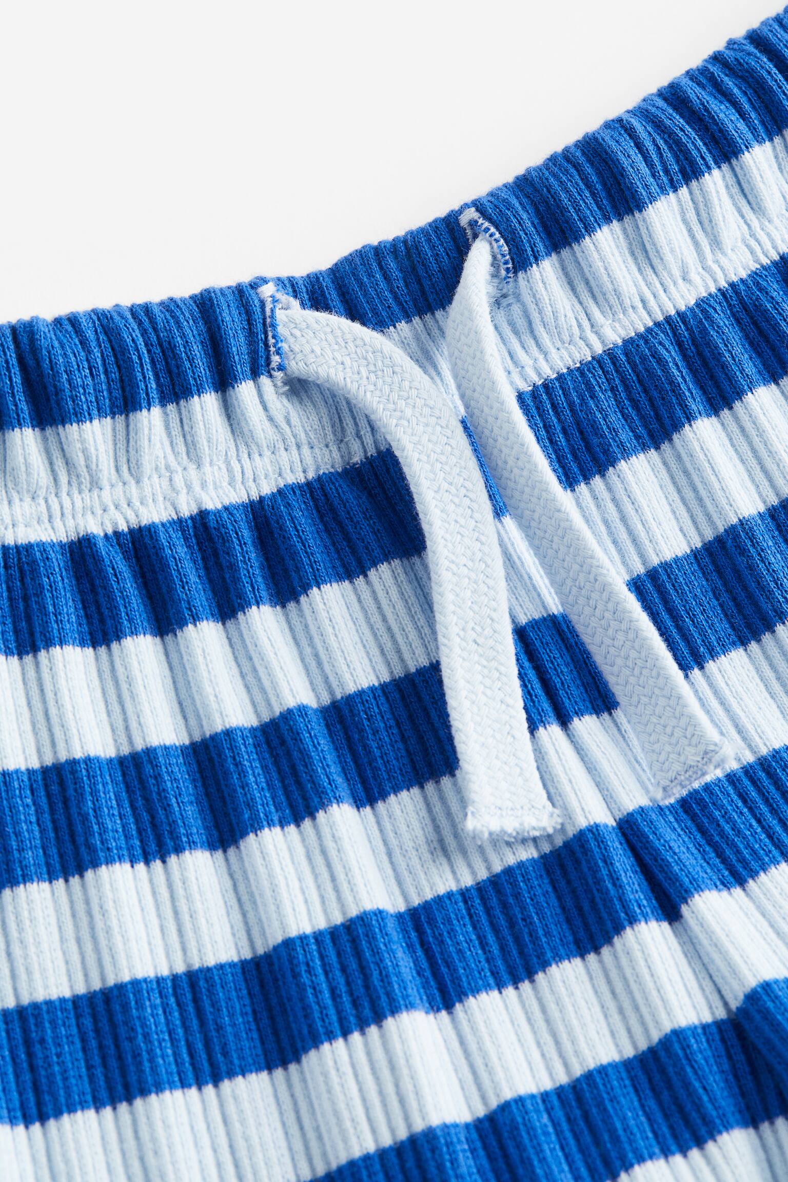 Jersey shorts - Blue/Striped - 2