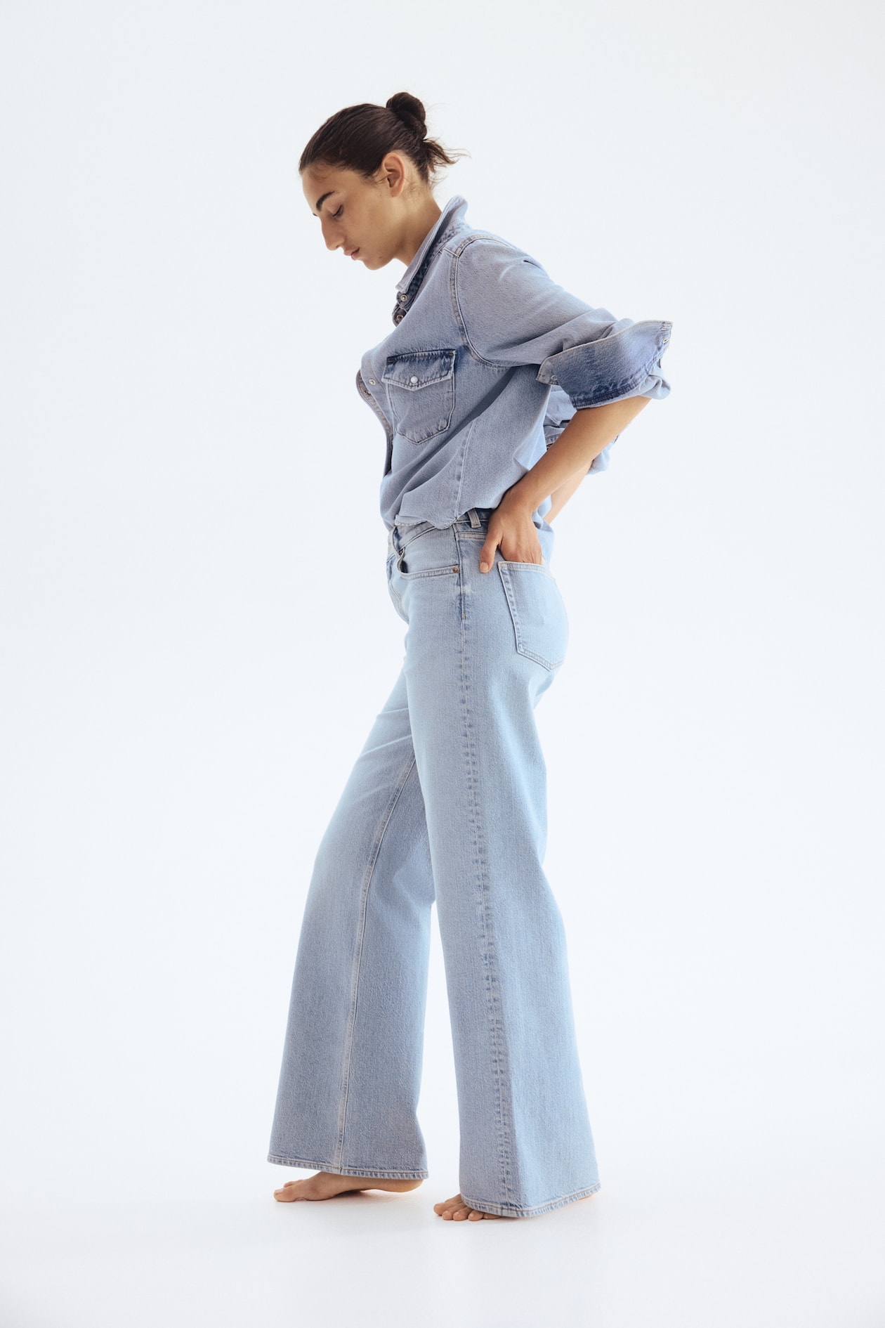 Harper High Rise Wide Leg Jeans - image 2