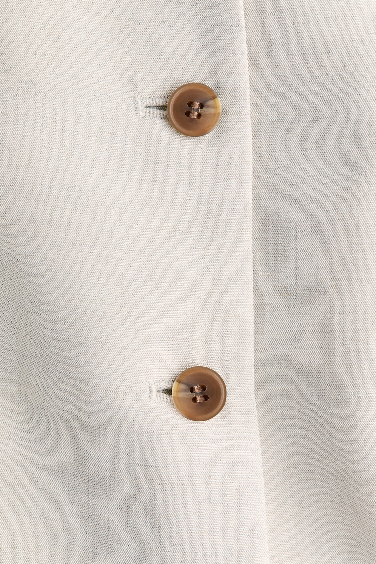 Linen-blend waistcoat - image 2