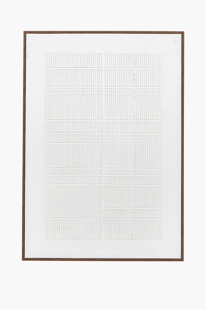 Textured Framed Canvas - Natural - 1