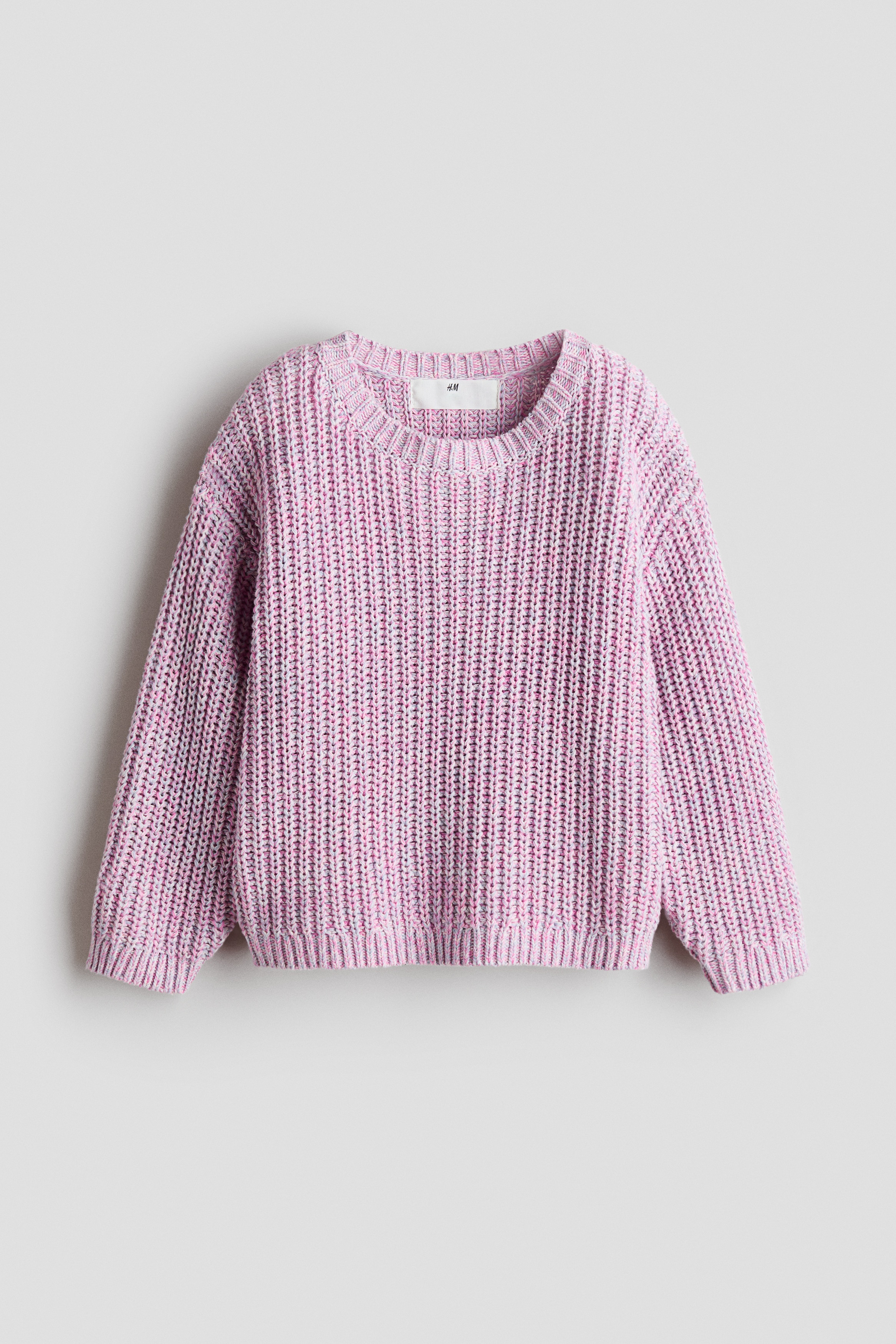 English Rib Knit Cotton Sweater