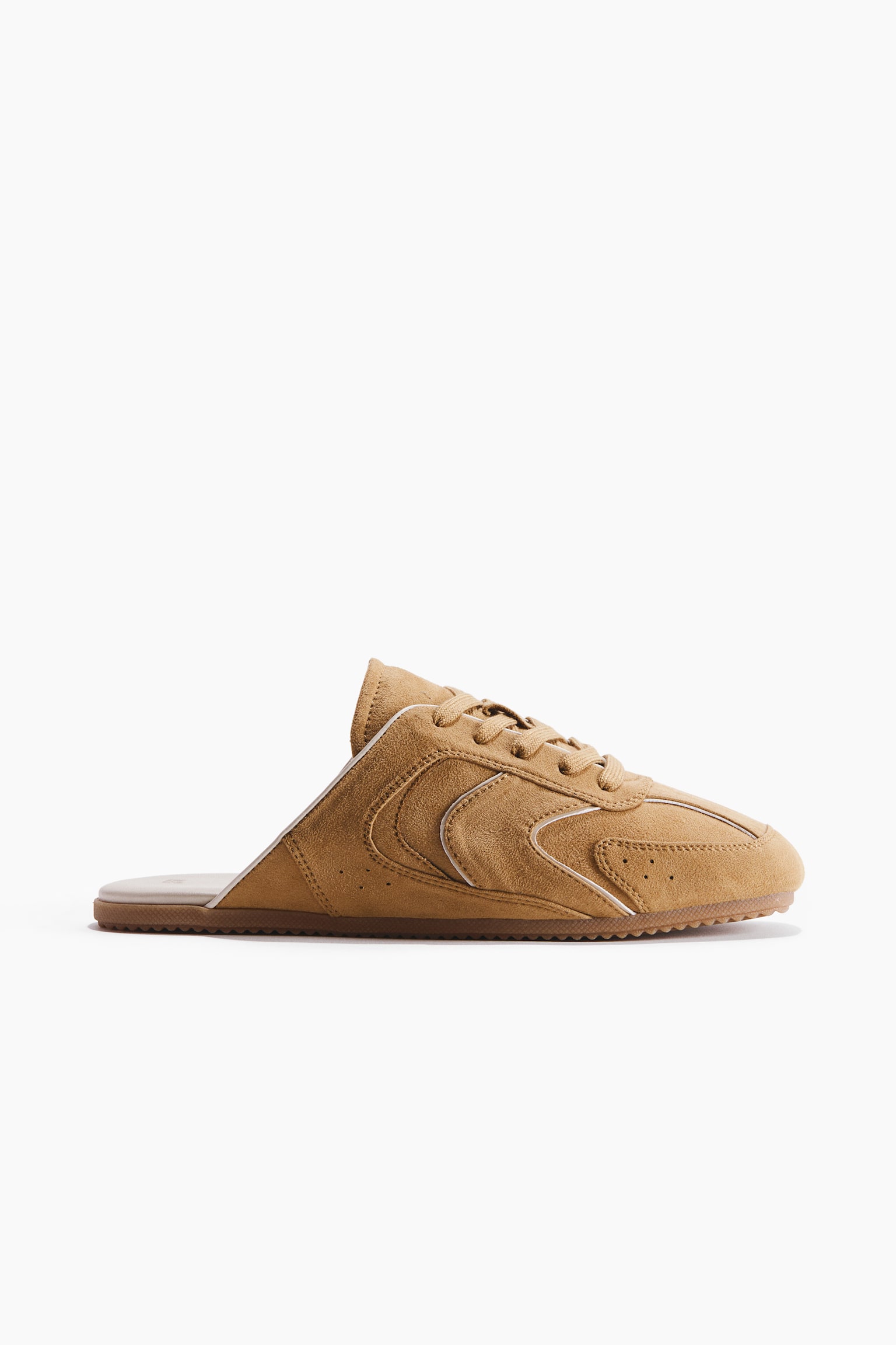 Женские кроссовки H&M Sneaker-Style Mules, цвет: Тёмный бежевый — фото 4