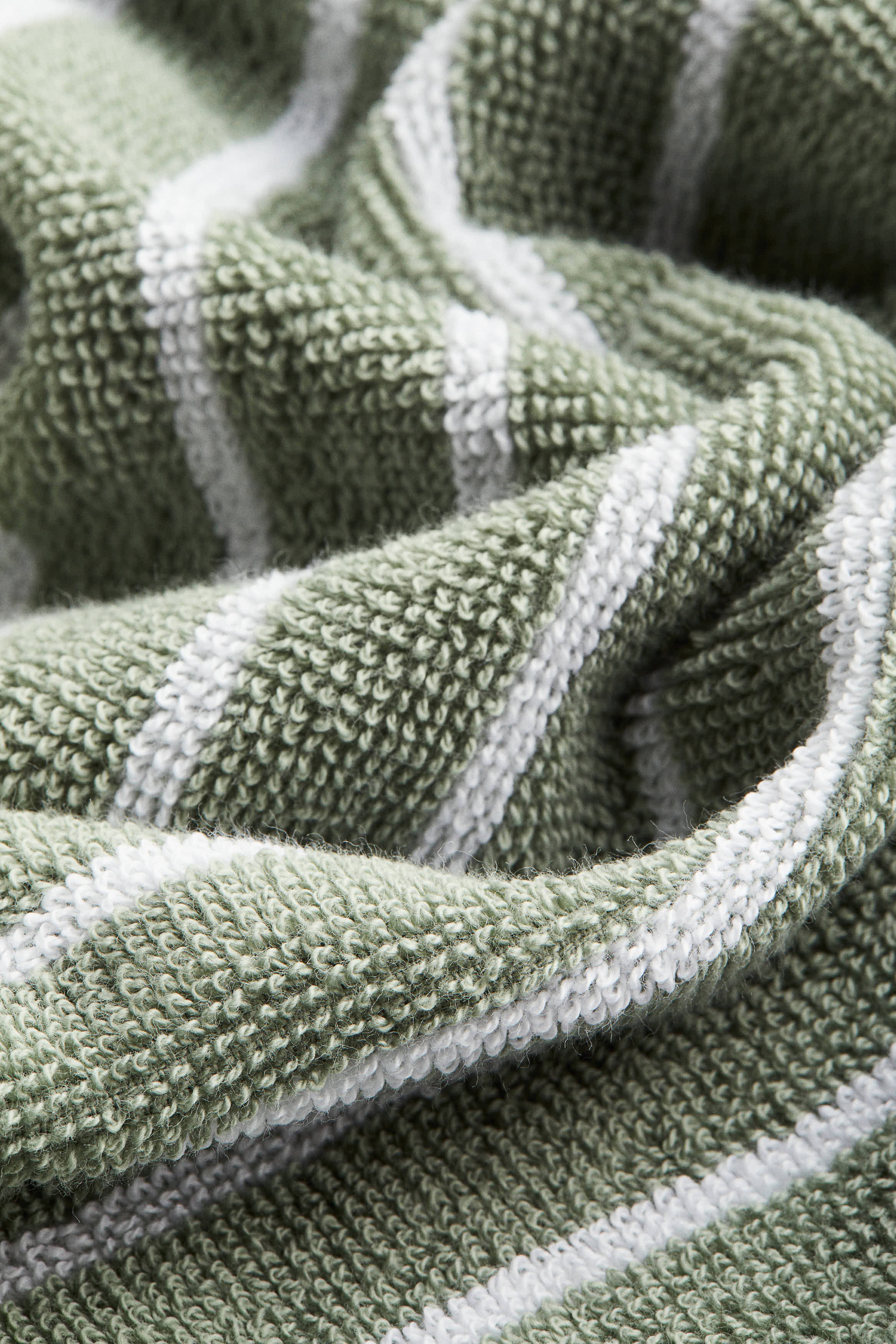Cotton terry dressing gown