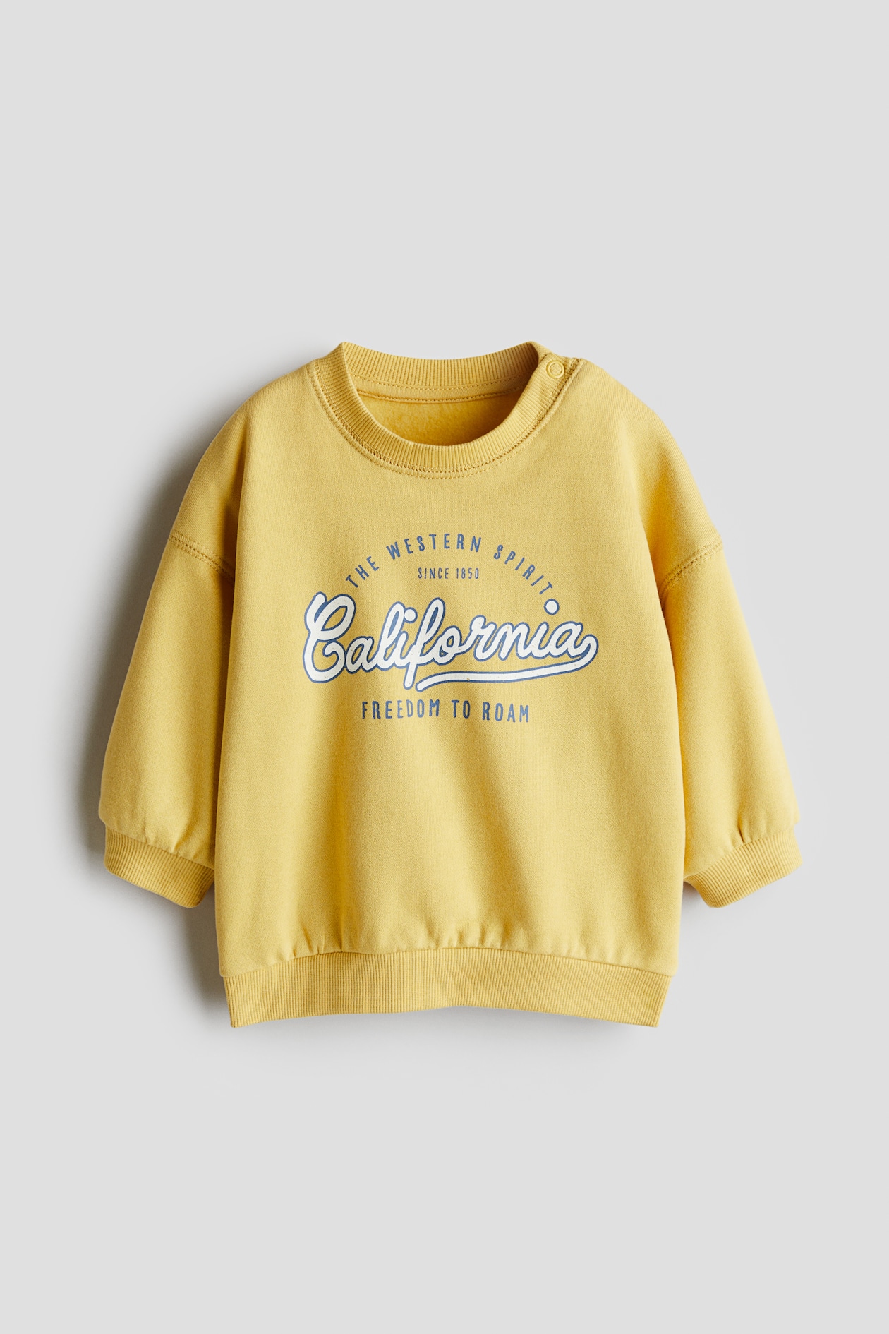 圖案運動衫- 黃色/California - Kids | H&M