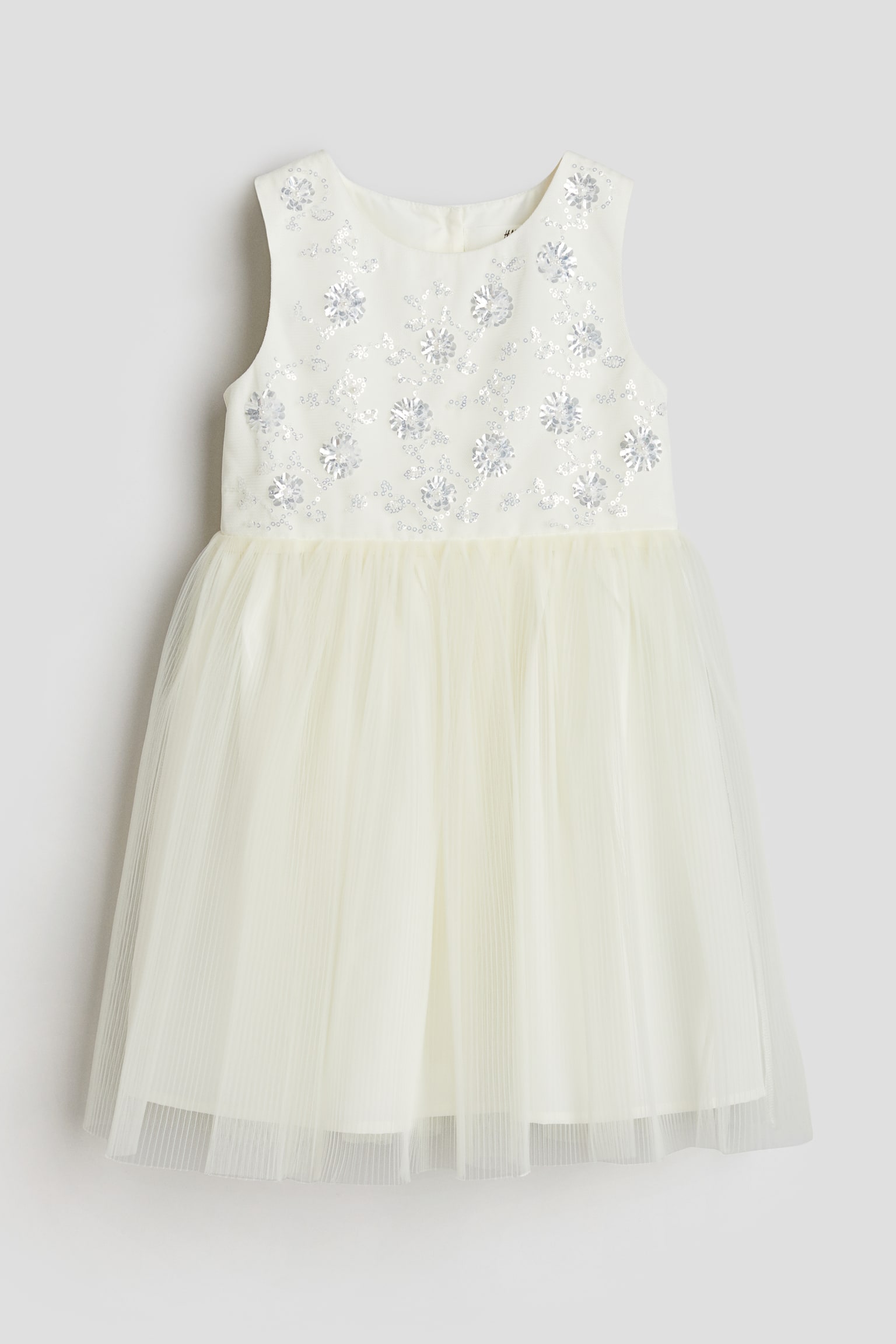 Tulle dress - White/Silver-coloured/Pink/Light purple - 1