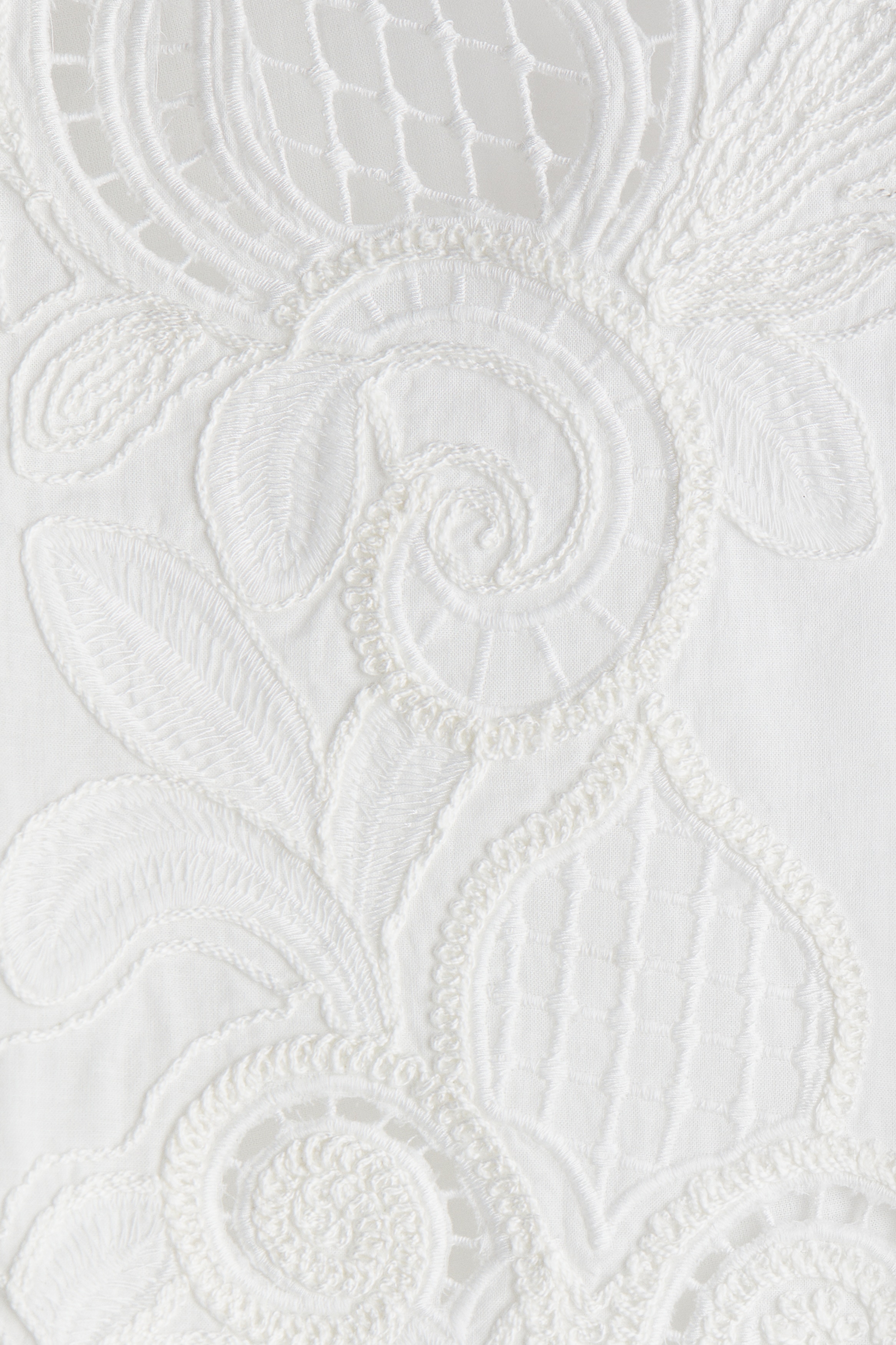 Broderie anglaise cotton blouse