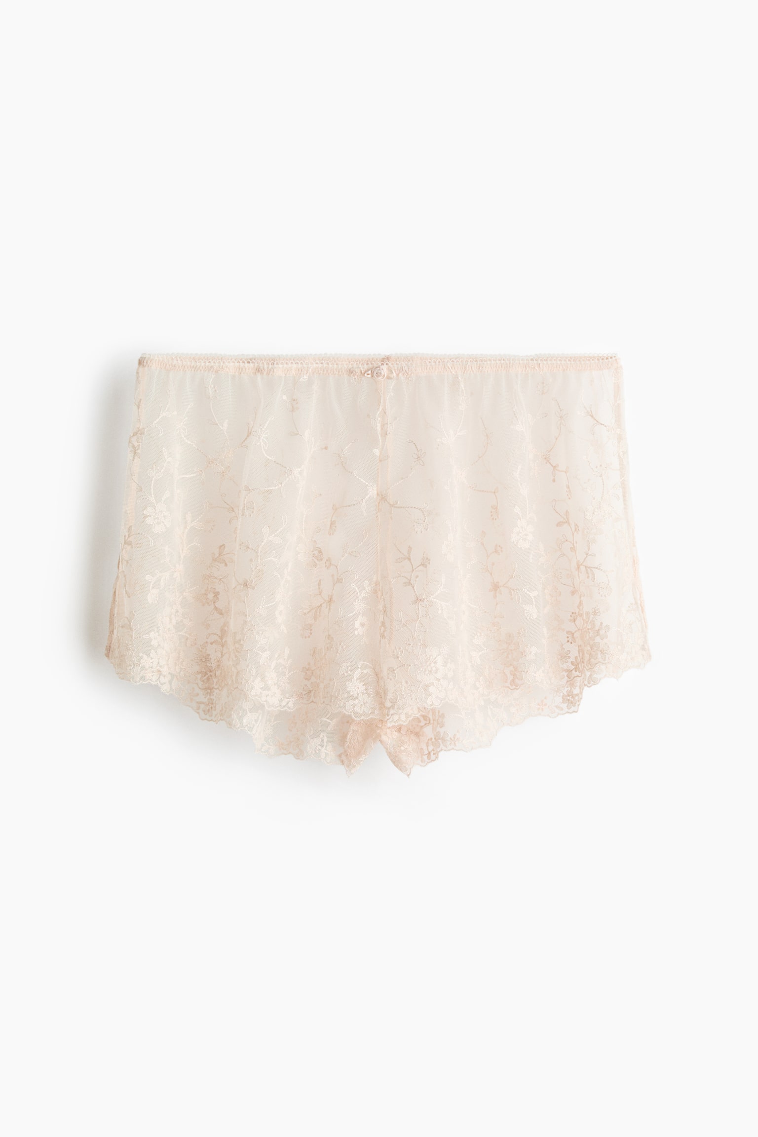 Lace shortie briefs - Light beige - 2