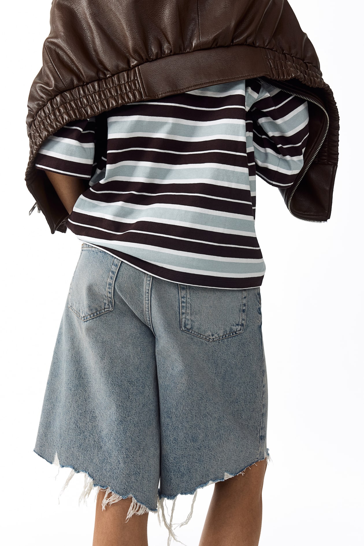 Denim Bermuda Shorts - image 5