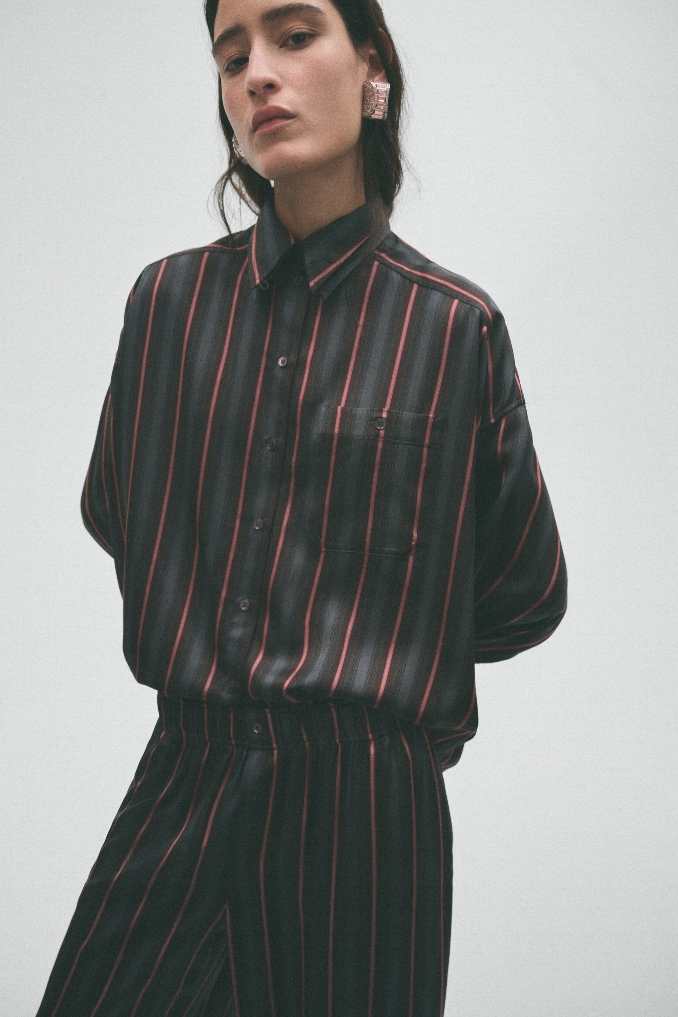 Satin Pull-On Pants - thumbnail 3