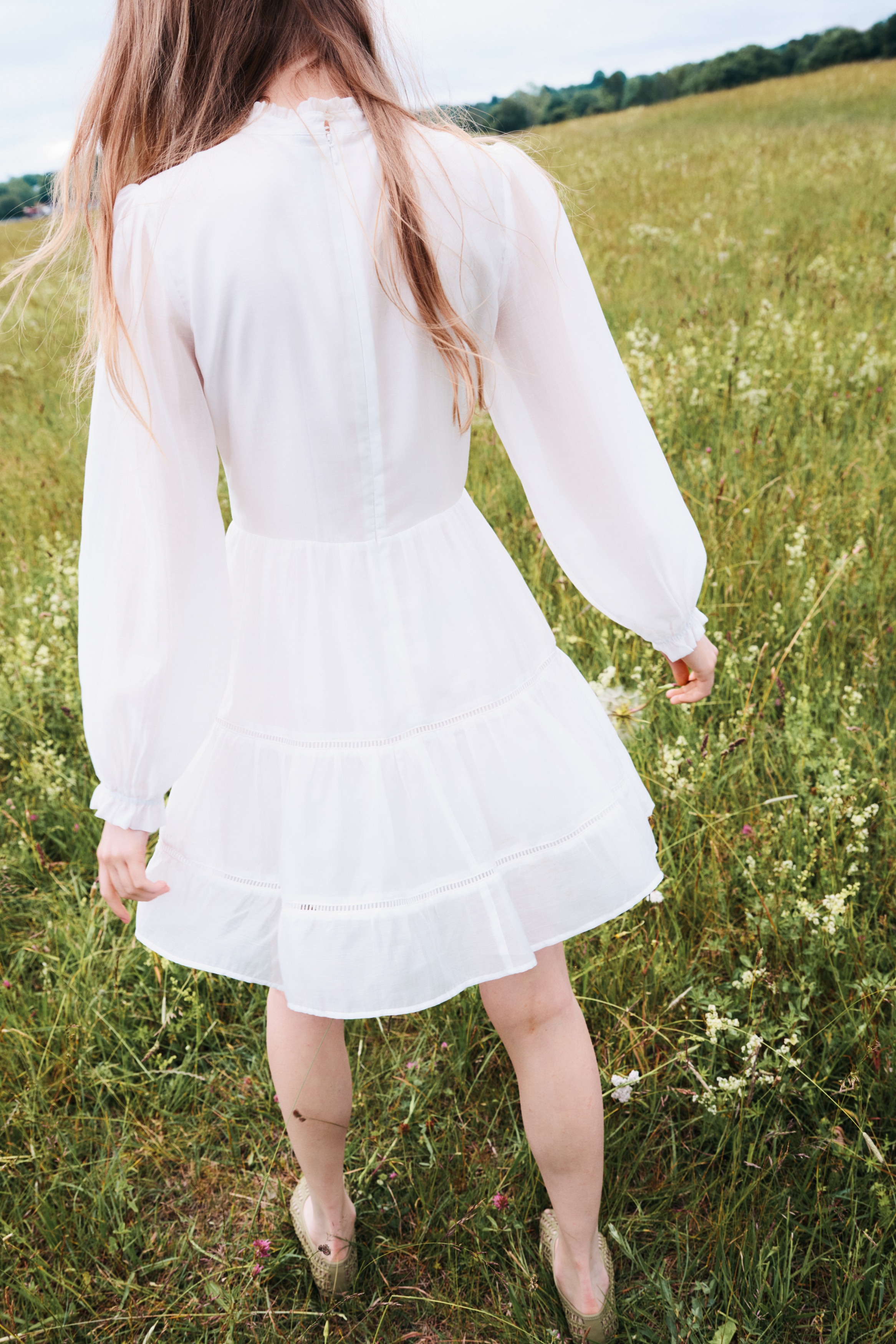 Women's White Long Sleeve Dresses | H&M CA Women's White Long Sleeve Dresses | H&M CA