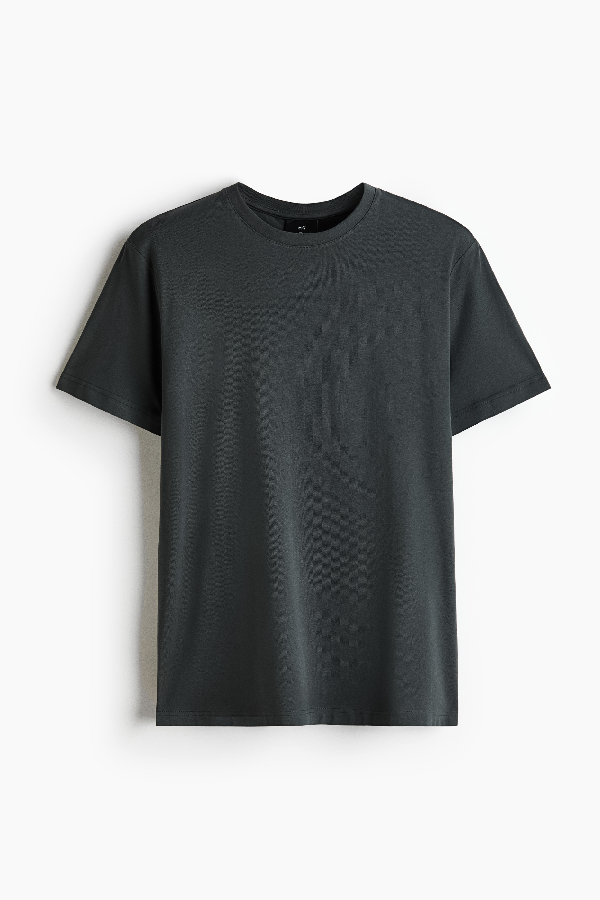 Slim Fit T-shirt - Dark gray/Black/White/Navy blue/Dark brown