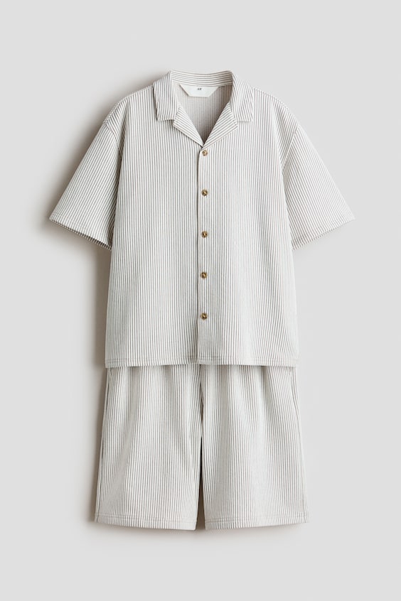 Детские топы H&M 2-Piece Textured Jersey Set