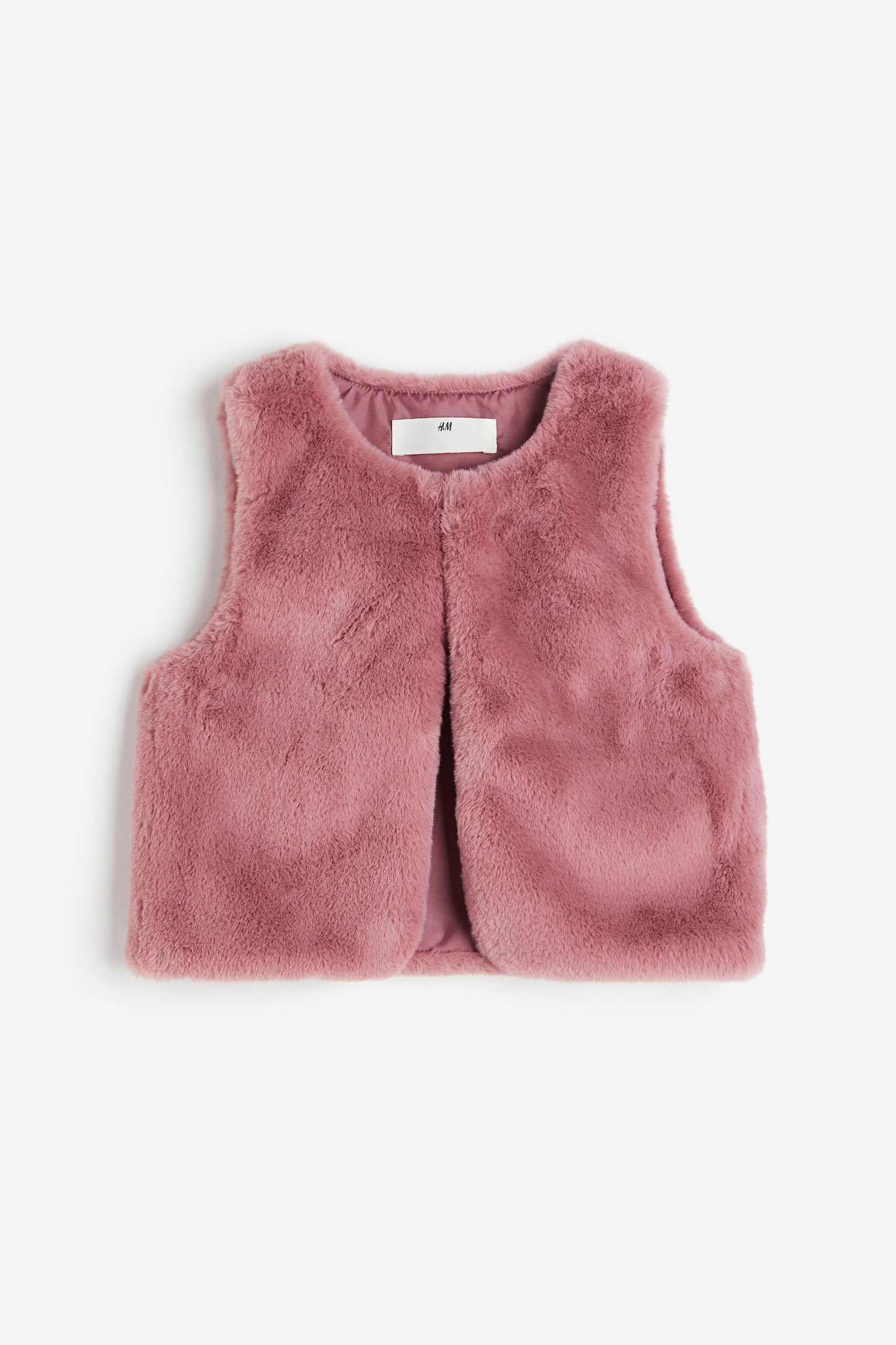 Fluffy Vest - Pink - 1