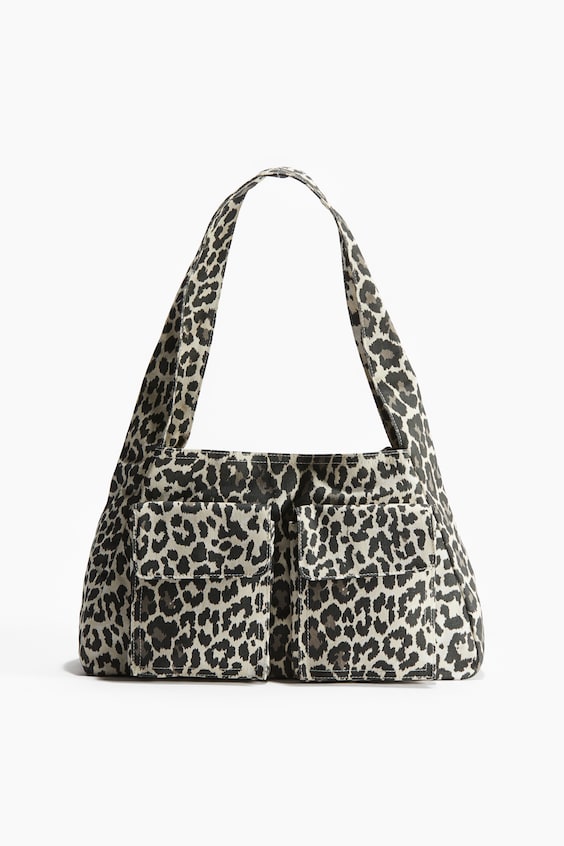Женские сумки H&M Cotton Twill Shopper