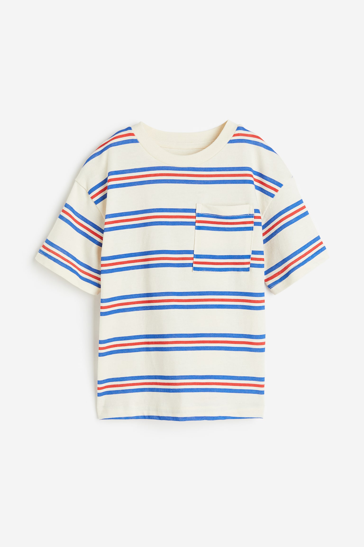 Jersey Tee - Natural white/Stripe - 1