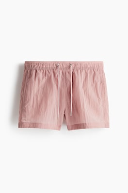 Krinklade badshorts i nylon
