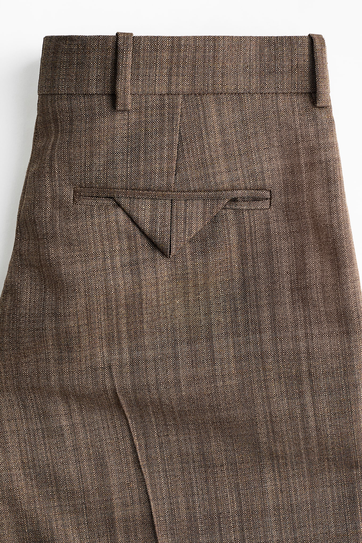 Женские брюки H&M Tailored wool, цвет: Тёмный серо-коричневый — фото 6