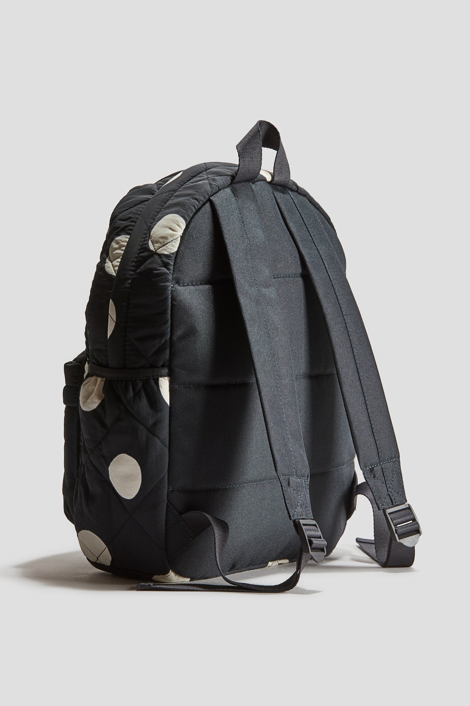 Quilted backpack - Charcoal/Spotted - 5