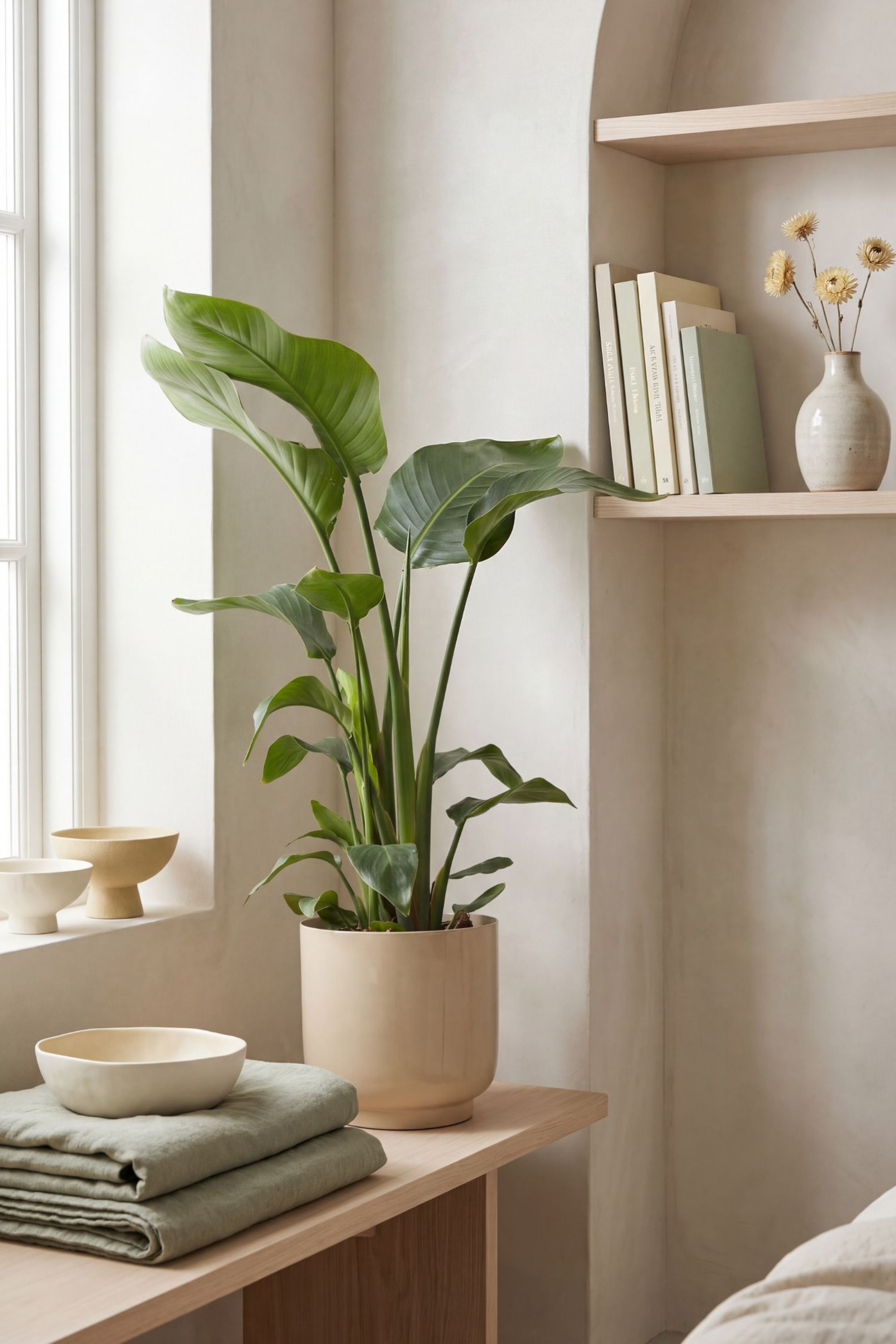 Größeres Bild ansehen: Strelitzie Paradiesvogelblume - H 90cm - Bloomique - Home All | H&M DE 1