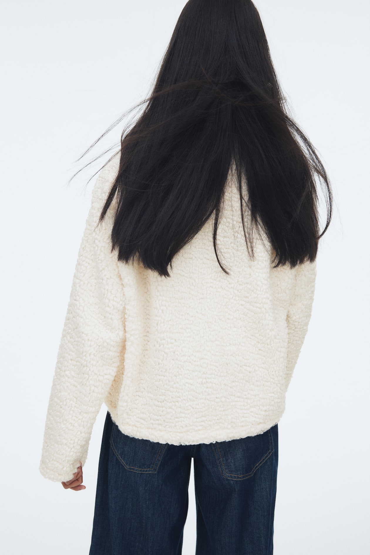 Oversized Teddy Fleece Jacket - image 4